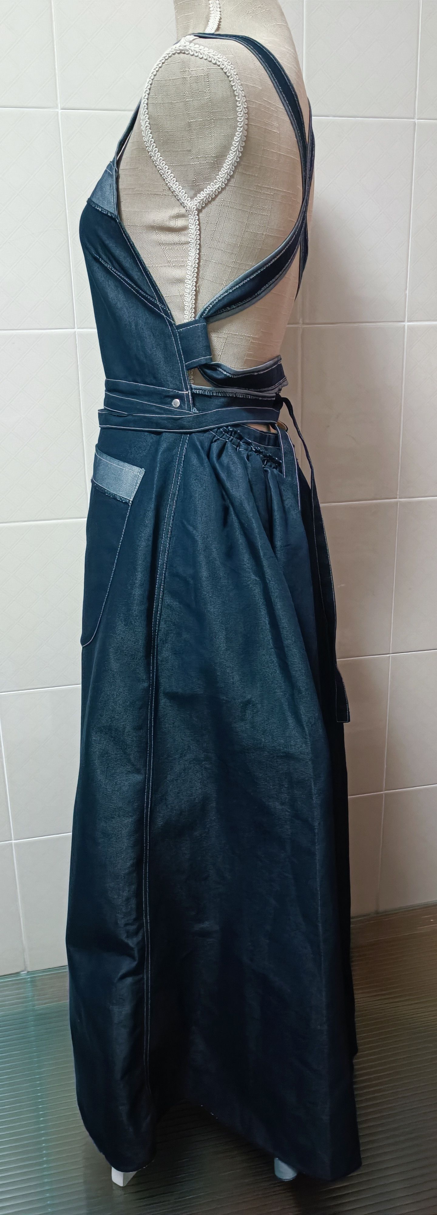 Jean Paul Gaultier 90's - Tank maxi dress Size M / US 6-8 / IT 42-44 - 10 Thumbnail