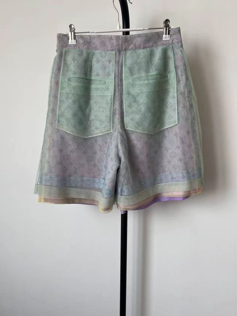 Louis Vuitton Logo tulle casual shorts