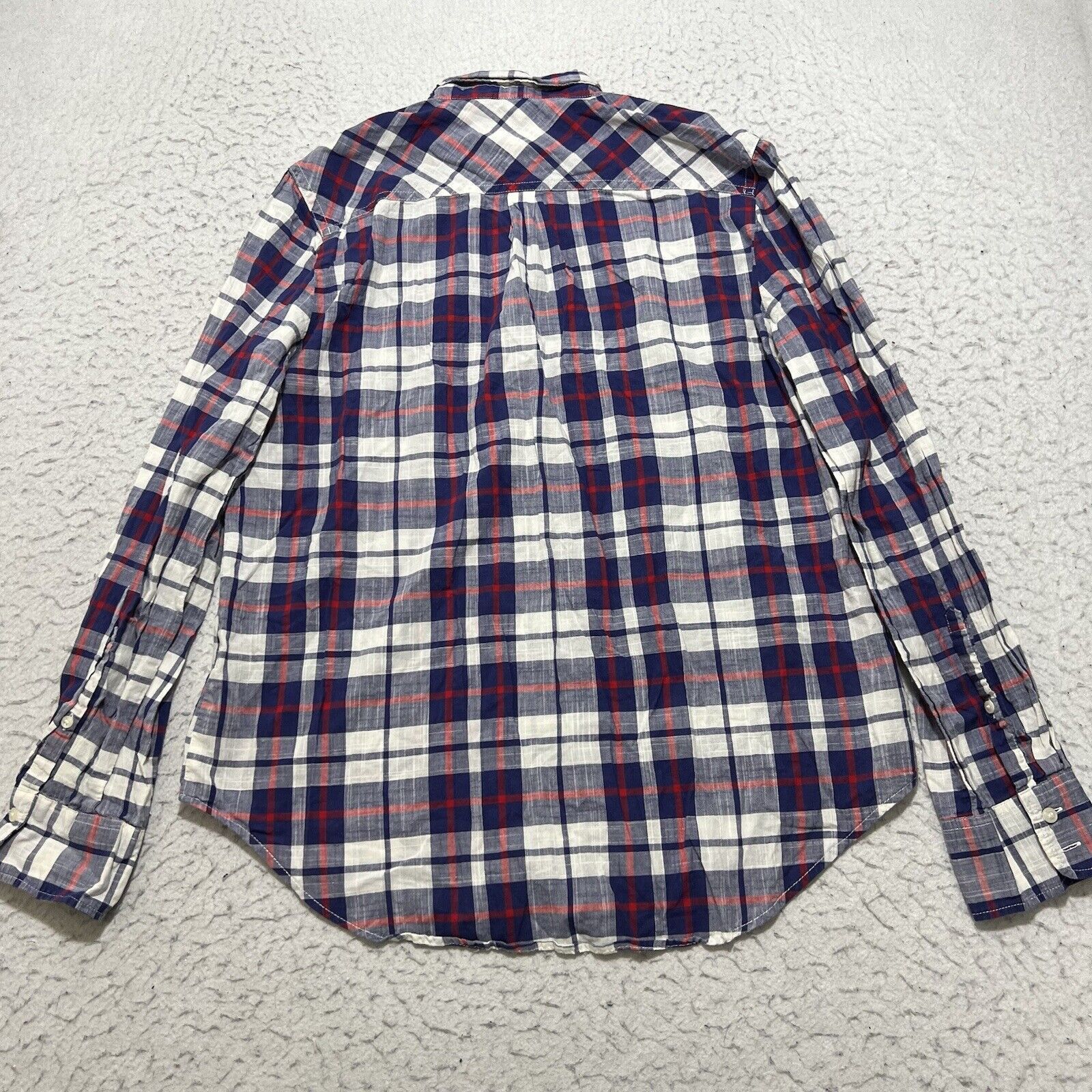 J.Crew J. Crew Boy Fit Plaid Gauze Button Flannel Long Sleeve Shirt Size M / US 6-8 / IT 42-44 - 10 Thumbnail