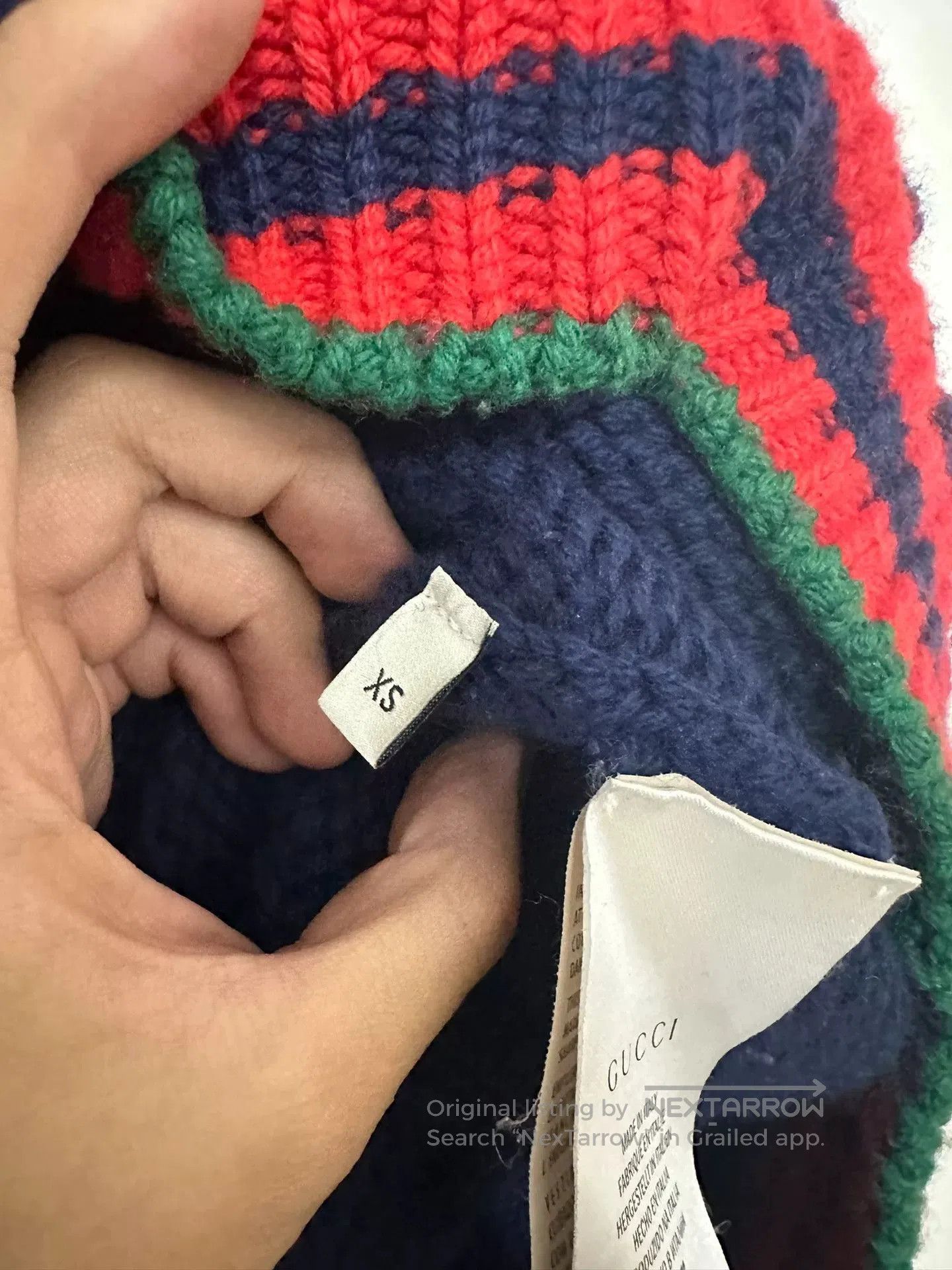 Gucci Gucci Colorblock Knit Cardigan. Size XS / US 0-2 / IT 36-38 - 5 Thumbnail