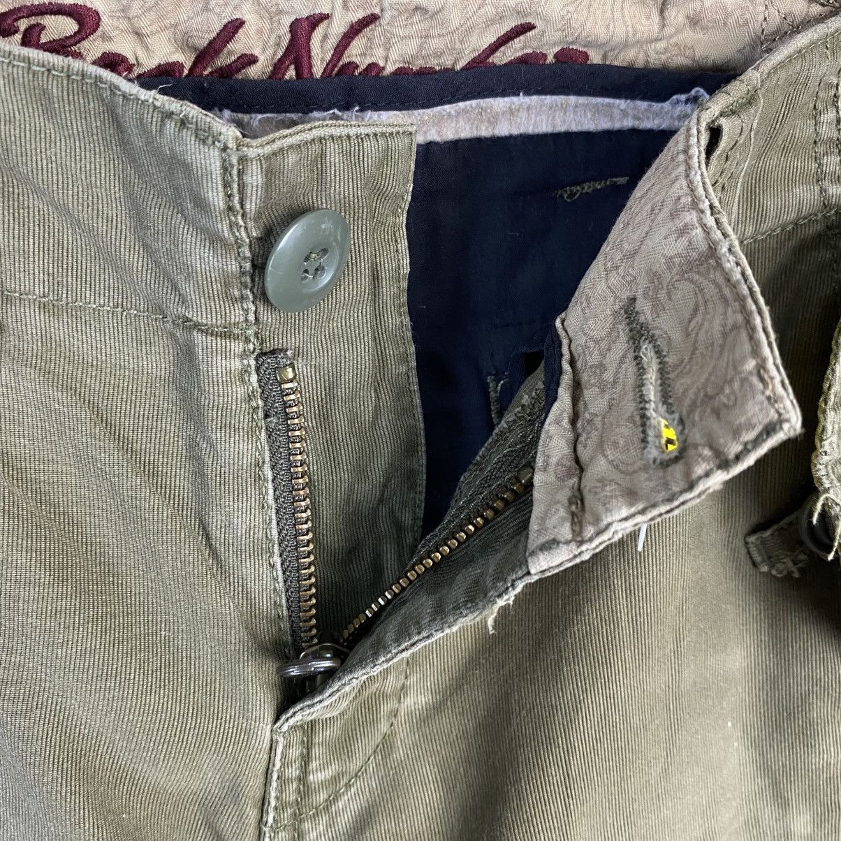 Japanese Brand DL Back Number Green Cargo Multipocket Pants #C1204 Size US 28 / EU 44 - 15 Thumbnail