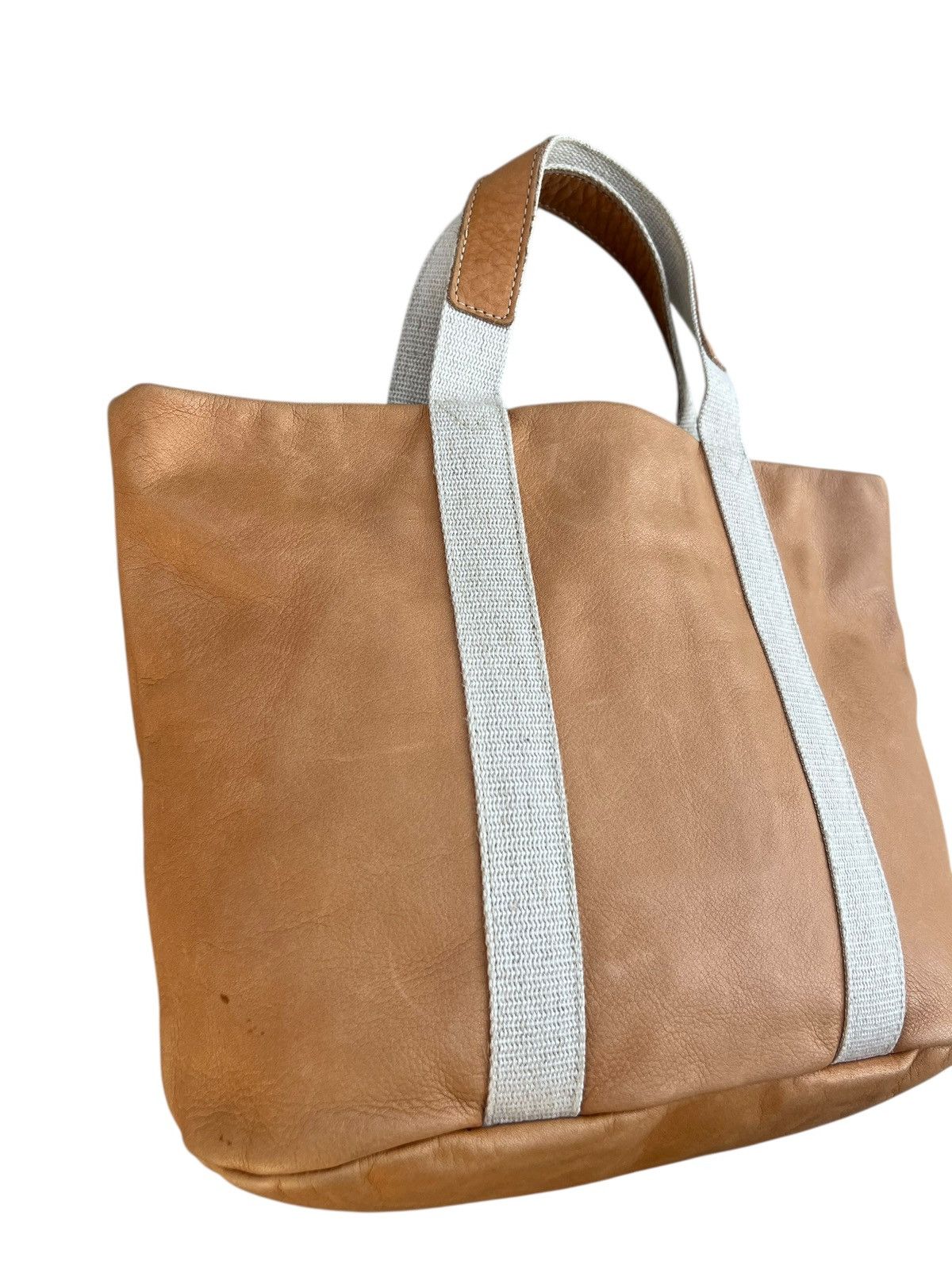 Leather Patina Leather Mini Tote Bag Kanmi Japan Size ONE SIZE - 7 Thumbnail