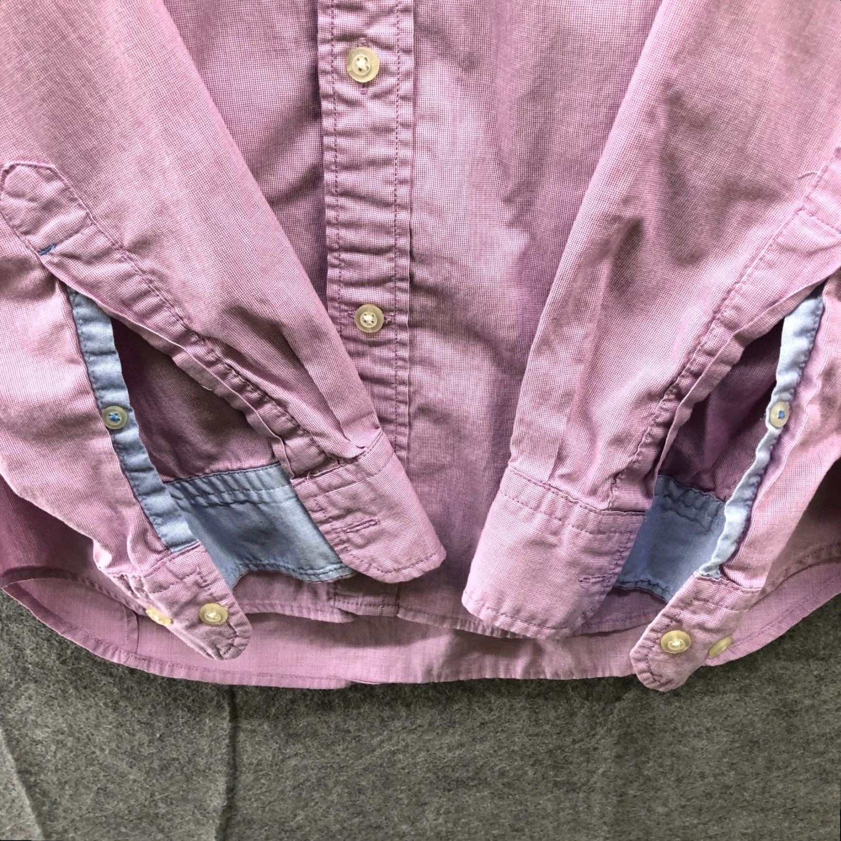 Banana Republic Banana Republic Custom Wash Shirt Mens L Grant Fit Long Sleeve Pink Mauve Size US L / EU 52-54 / 3 - 6 Thumbnail