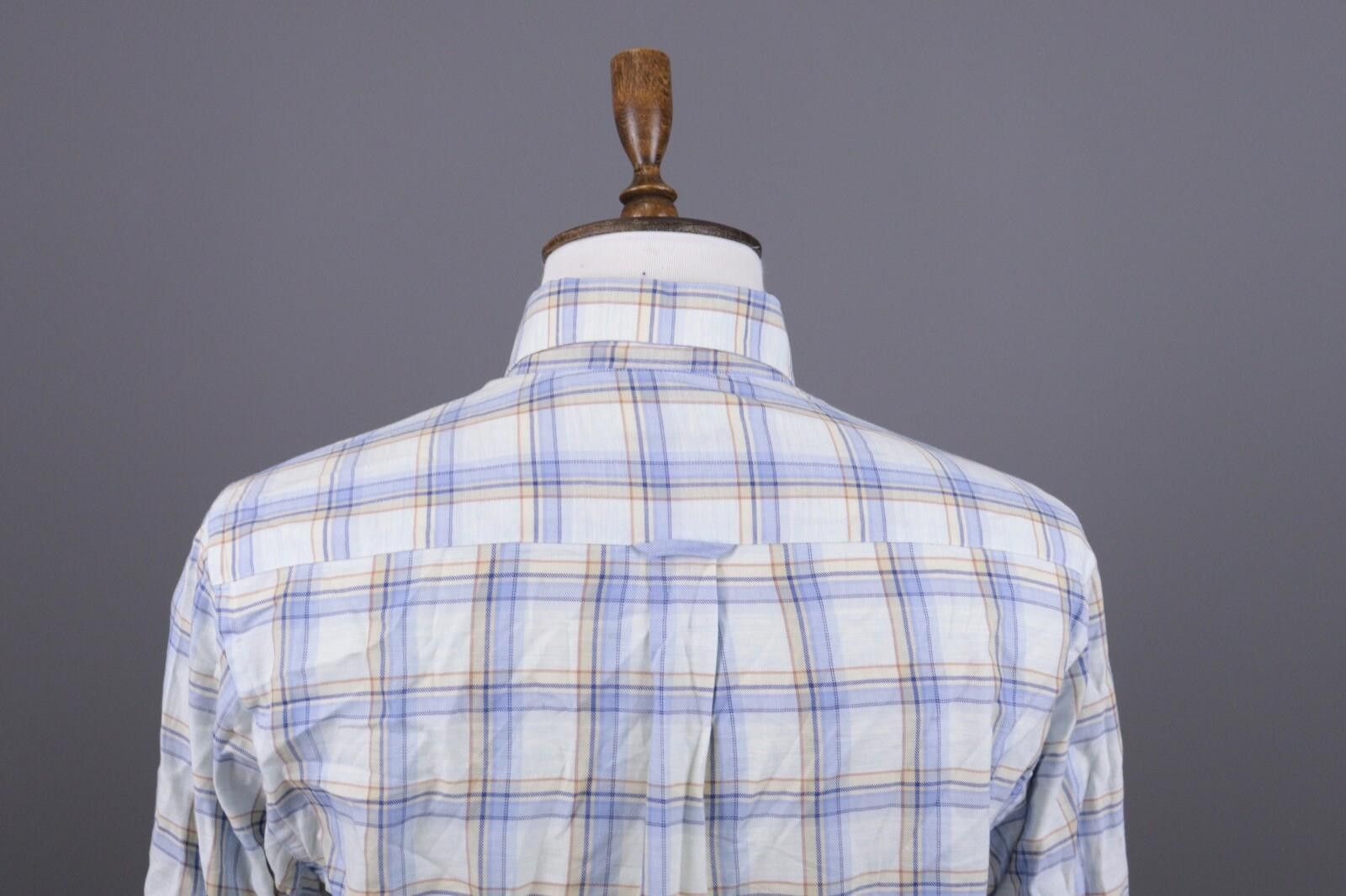 Barbour Barbour Regular Fit White Check Plaid Shirt Size M Size US M / EU 48-50 / 2 - 10 Thumbnail