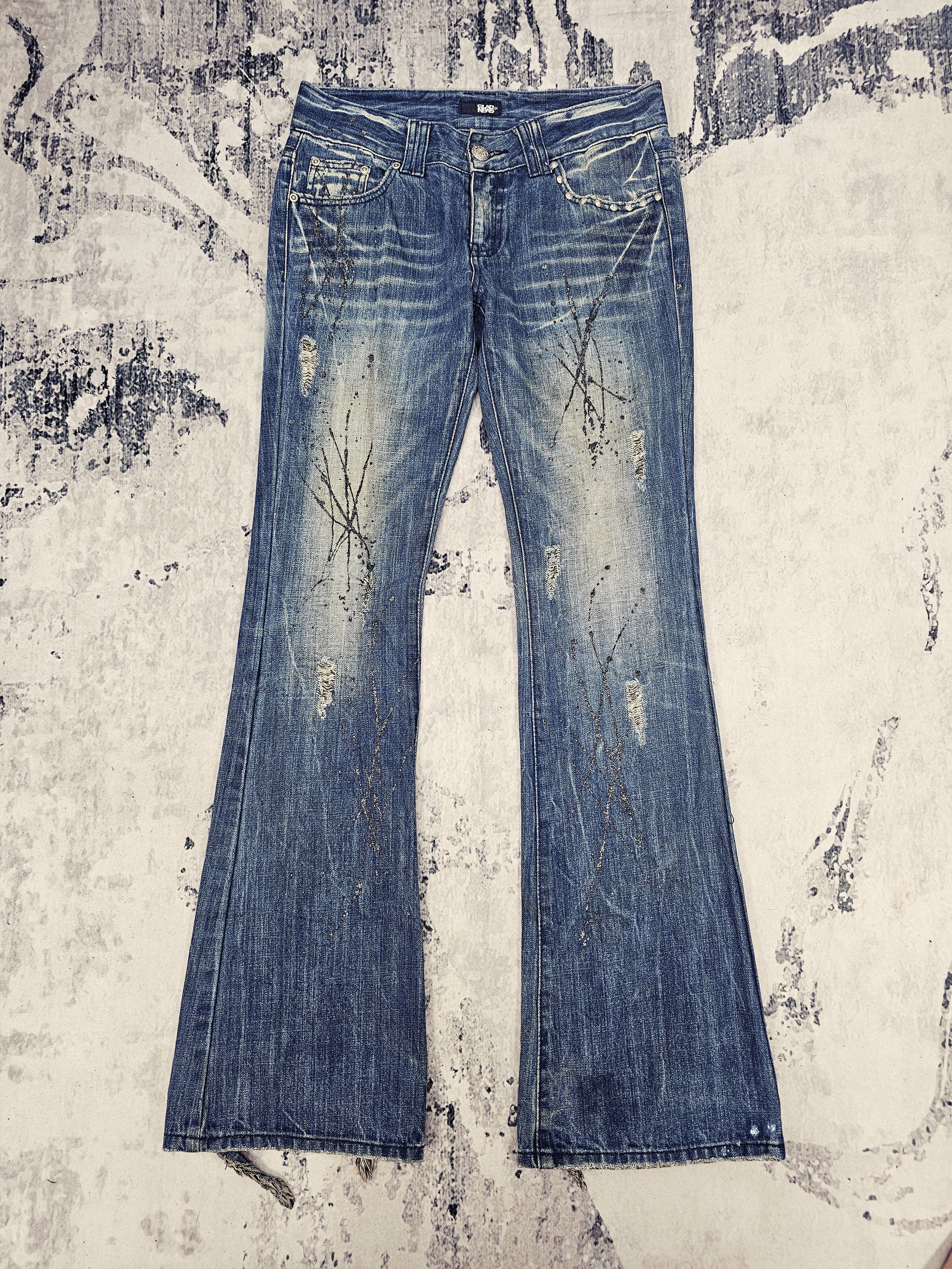 パンツ GLAD NEWS fringe flare denim fringe-flare-denim-pants-b-ann