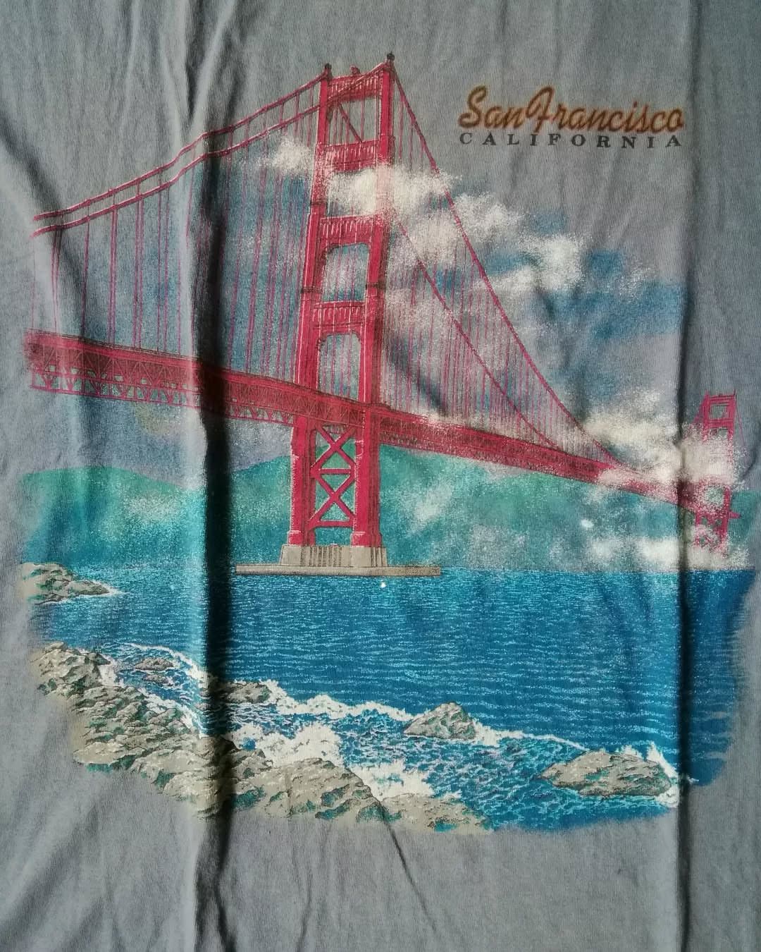 Gildan × Vintage Vintage San Francisco California Art Graphic Gildan Tees Size US XL / EU 56 / 4 - 2 Thumbnail