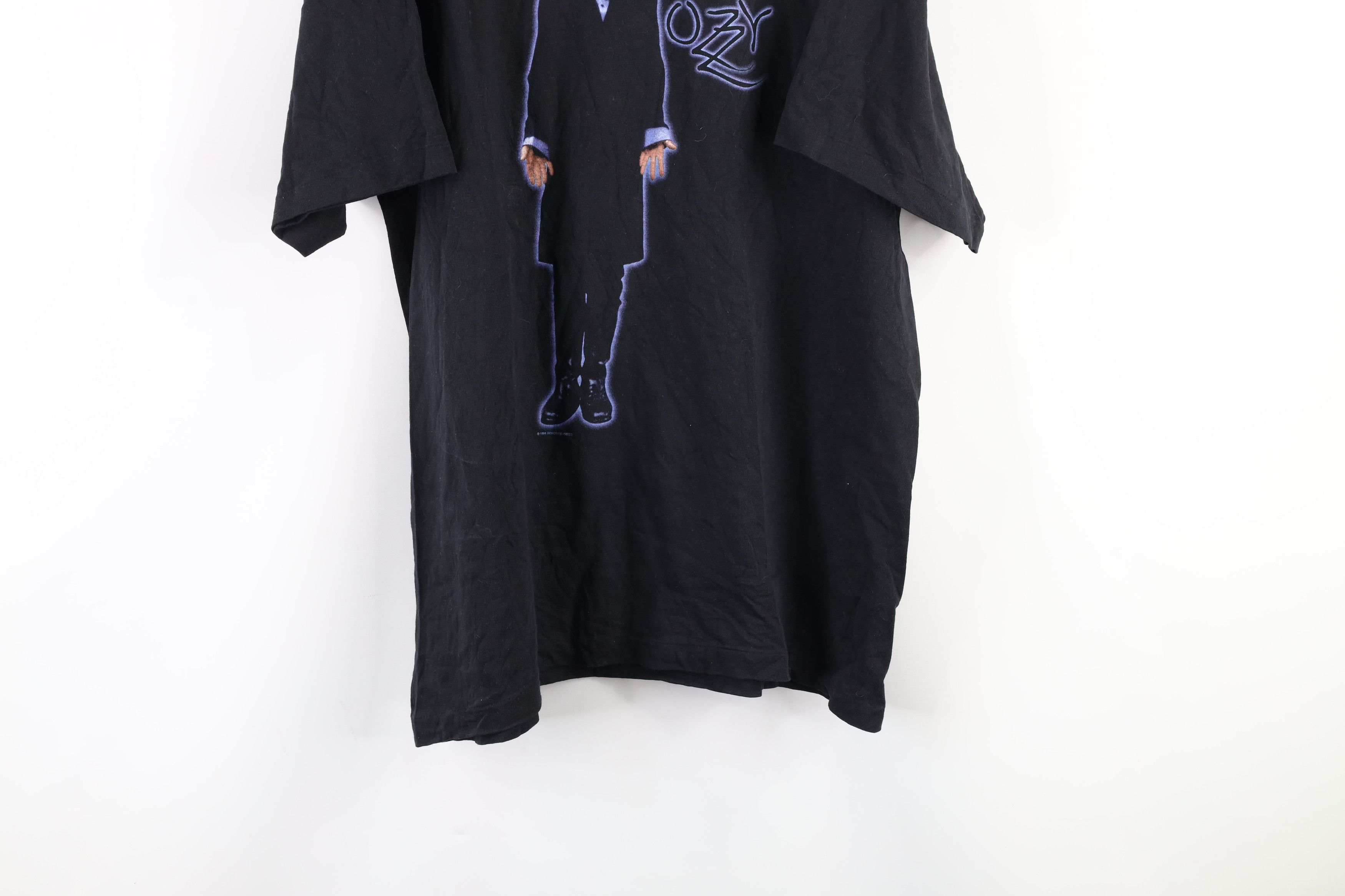 Vintage Vintage 90s Ozzy Osbourne Band Tour T-Shirt Black Cotton Size US L / EU 52-54 / 3 - 3 Thumbnail
