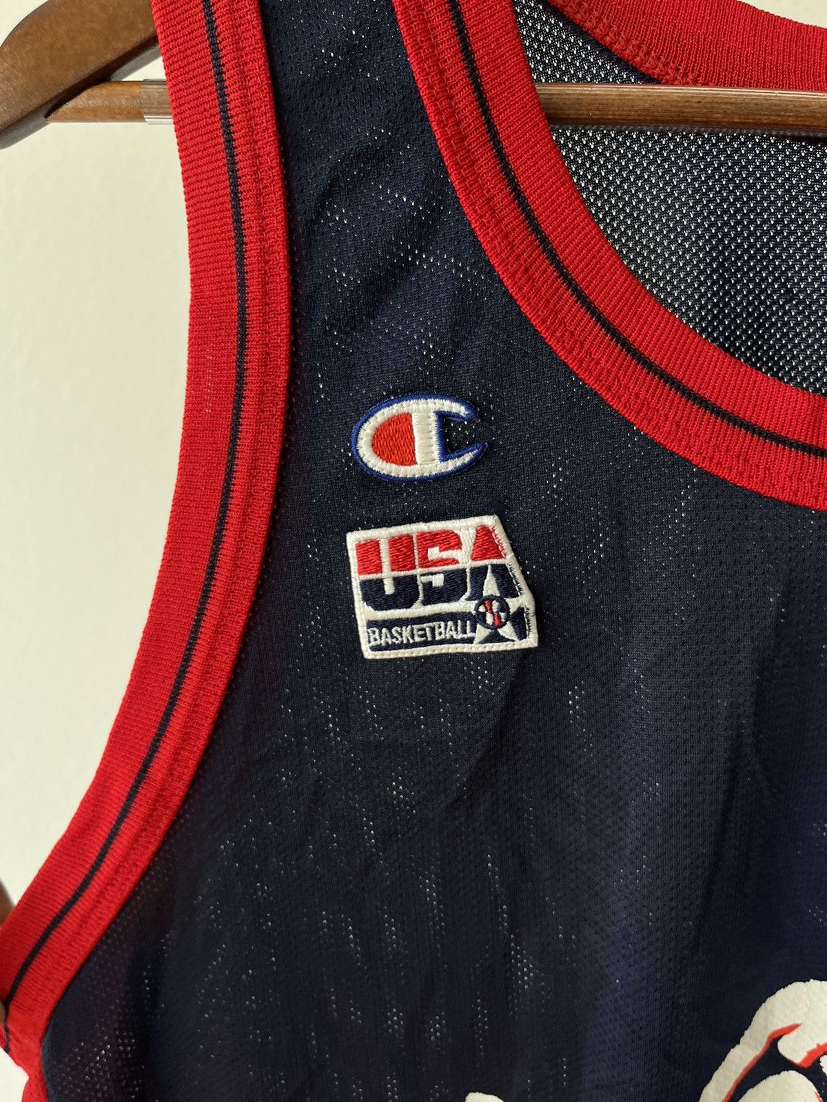 Champion × USA Olympics Hakeem Olajuwon USA Olympic Jersey Size US M / EU 48-50 / 2 - 6 Thumbnail