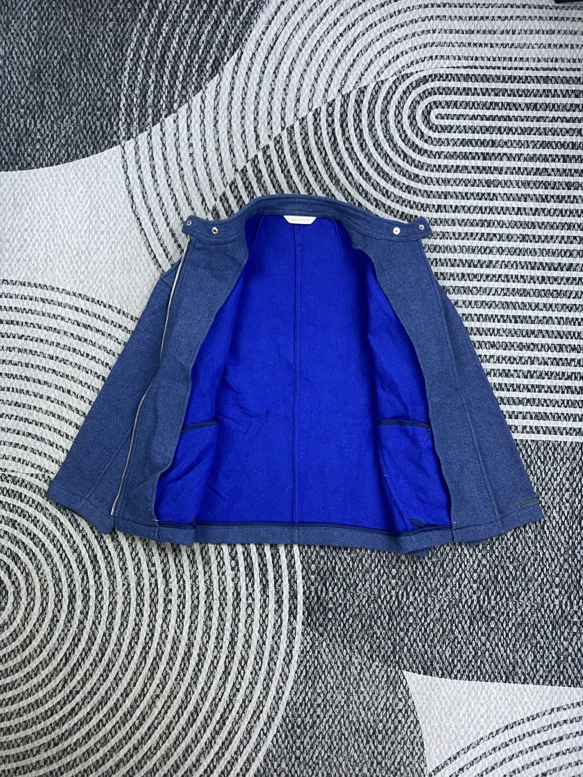 Japanese Brand Vintage Azul Encanto Wool Double Pocket Zipper Jacket Size US M / EU 48-50 / 2 - 5 Thumbnail