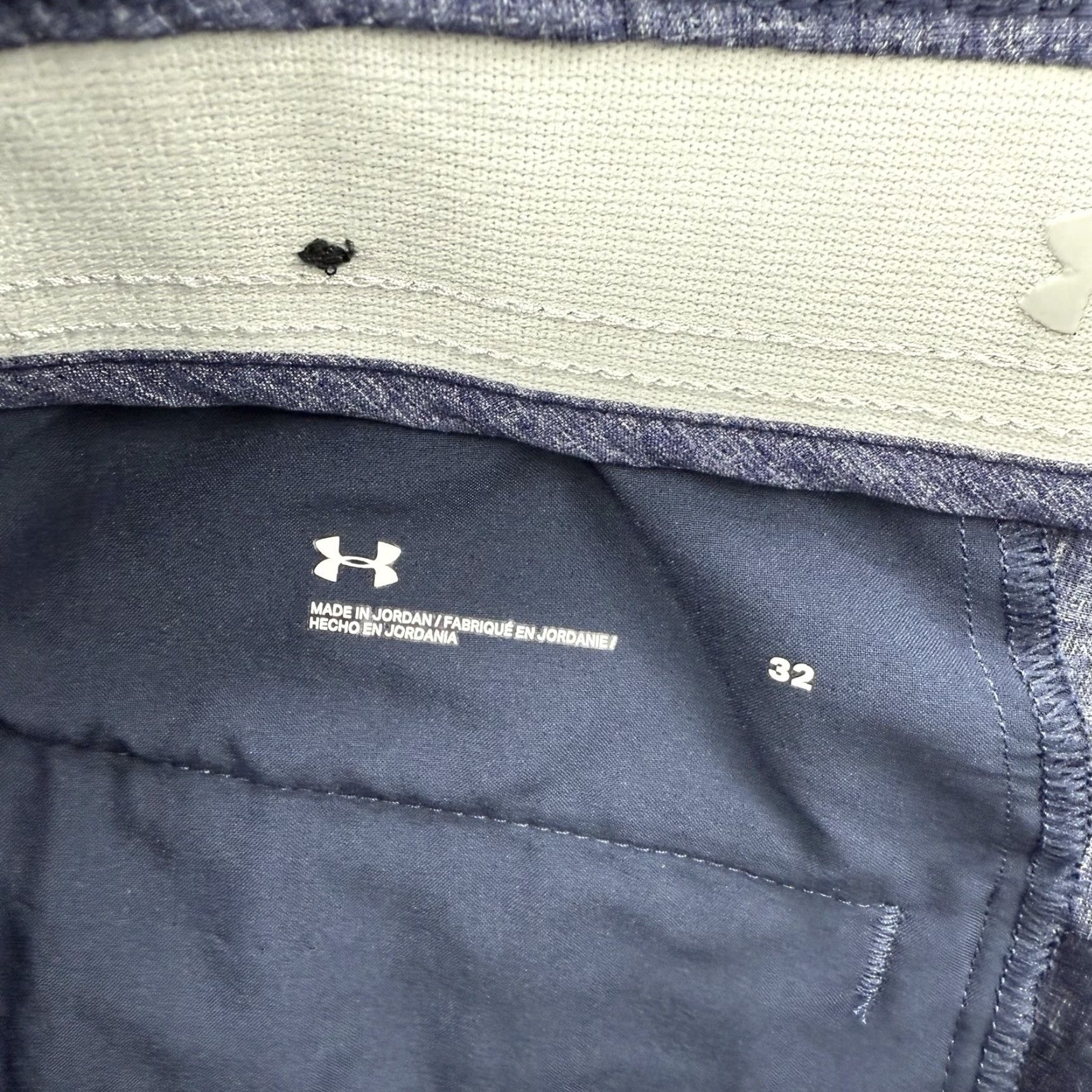 Under Armour Under Armour Short Men 32 Blue Polyester Outdoors Golfing Performance Walking Shirt Size US 32 / EU 48 - 3 Thumbnail