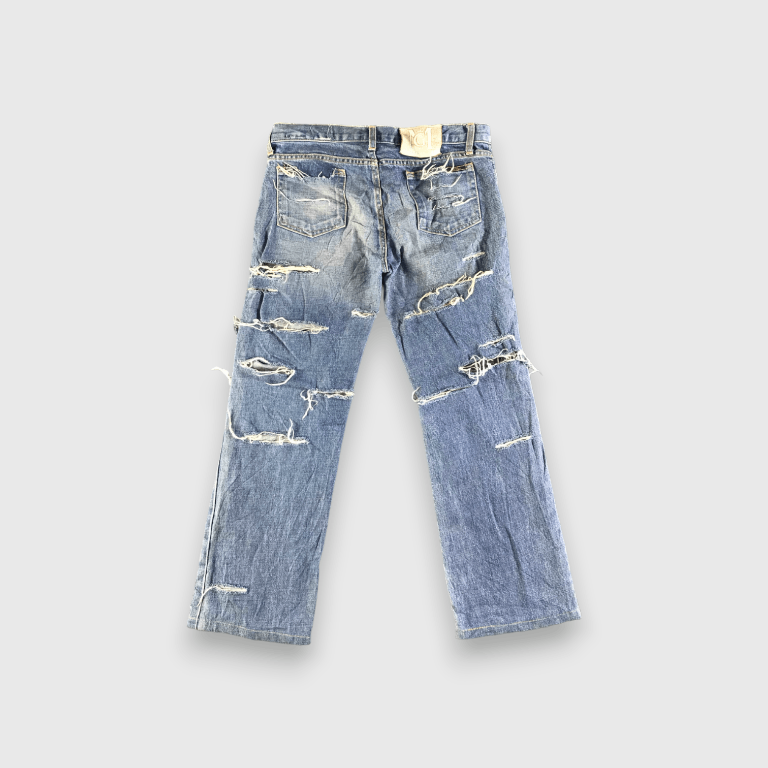 Japanese Brand Vintage Distressed Material Girl Jeans-J4529 Size 30" / US 8 / IT 44 - 2 Thumbnail
