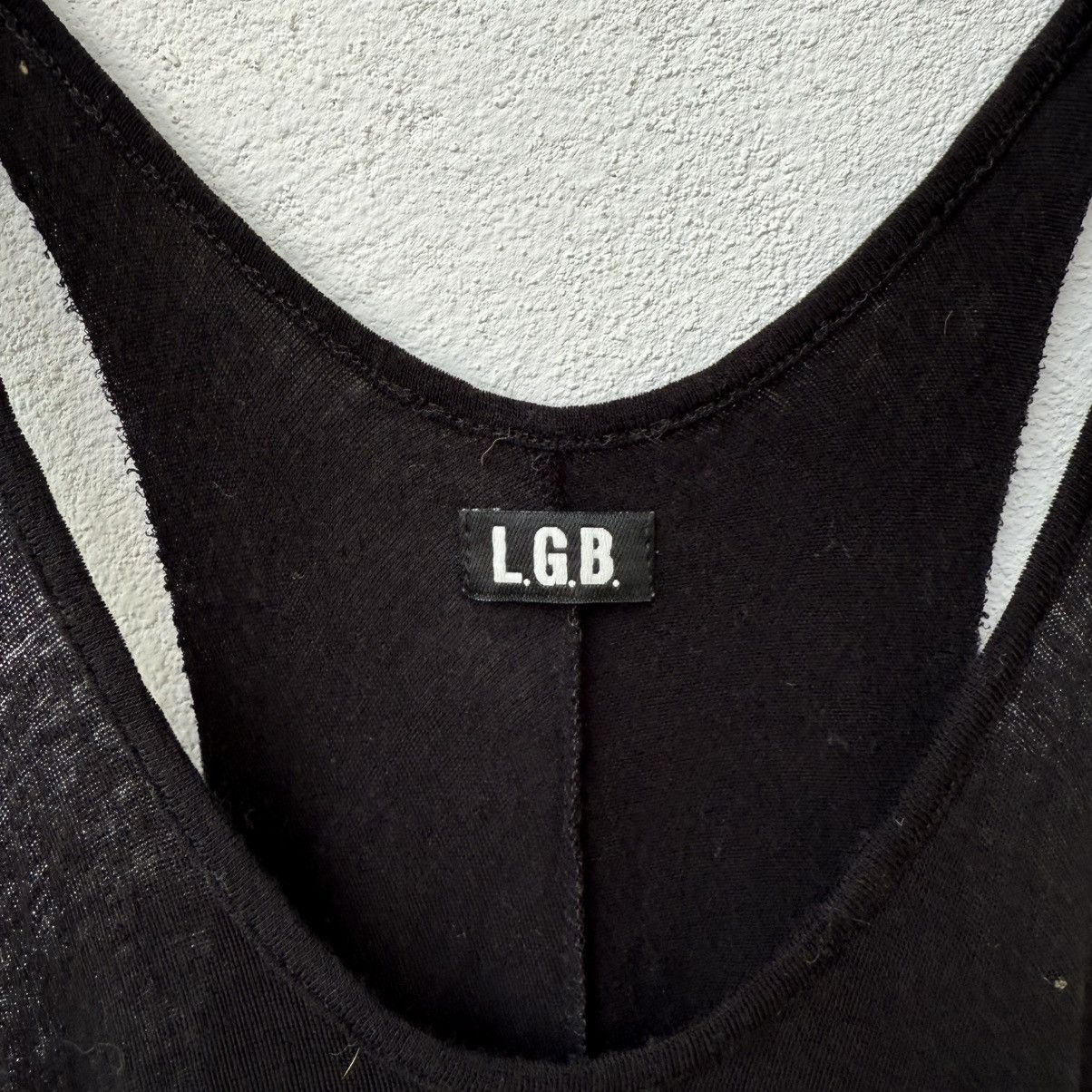 Le Grande Bleu (L.G.B.) Vintage LGB Punk Tank Shirt Size US S / EU 44-46 / 1 - 3 Thumbnail