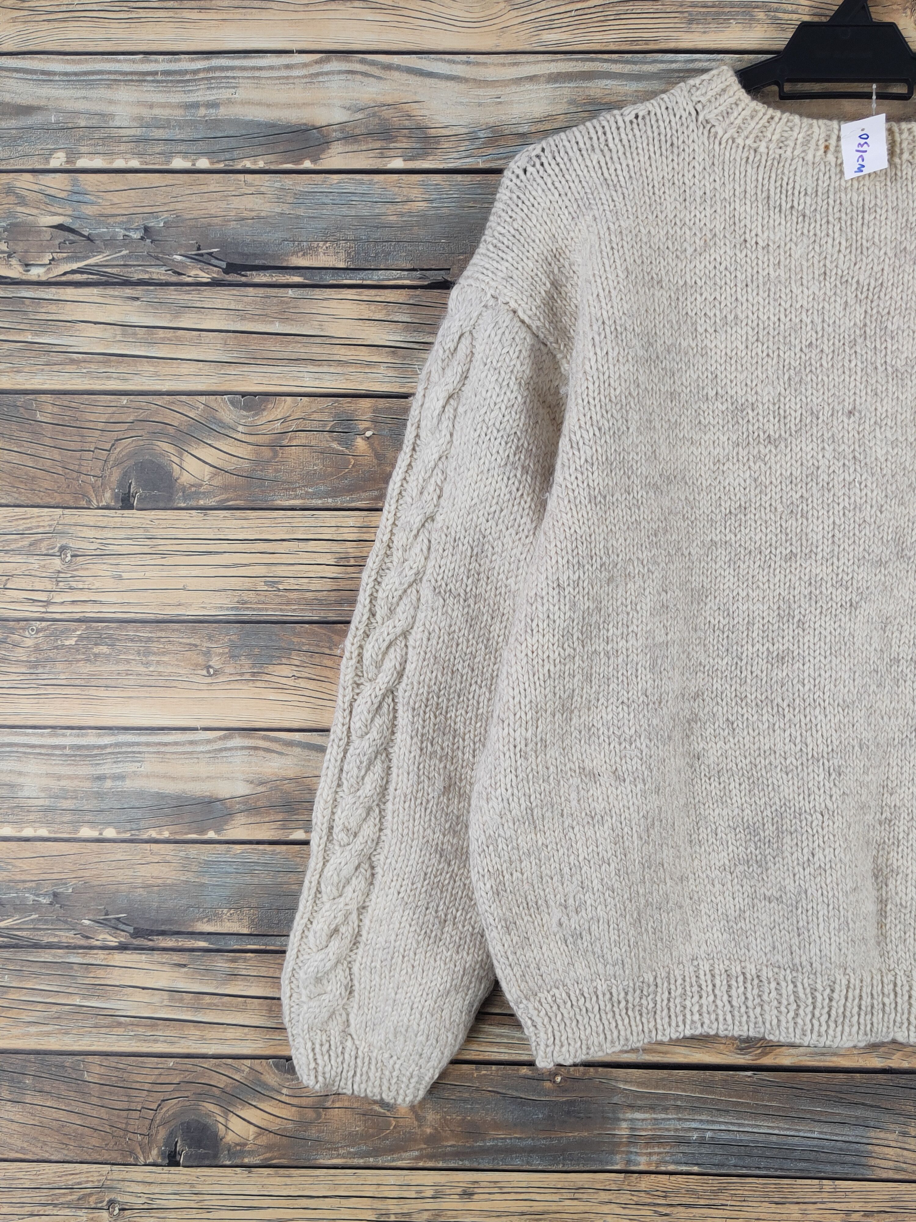 Aran Isles Knitwear Japanese Brand Ivory Knitwear Sweatshirts #W2130 Size US S / EU 44-46 / 1 - 8 Thumbnail