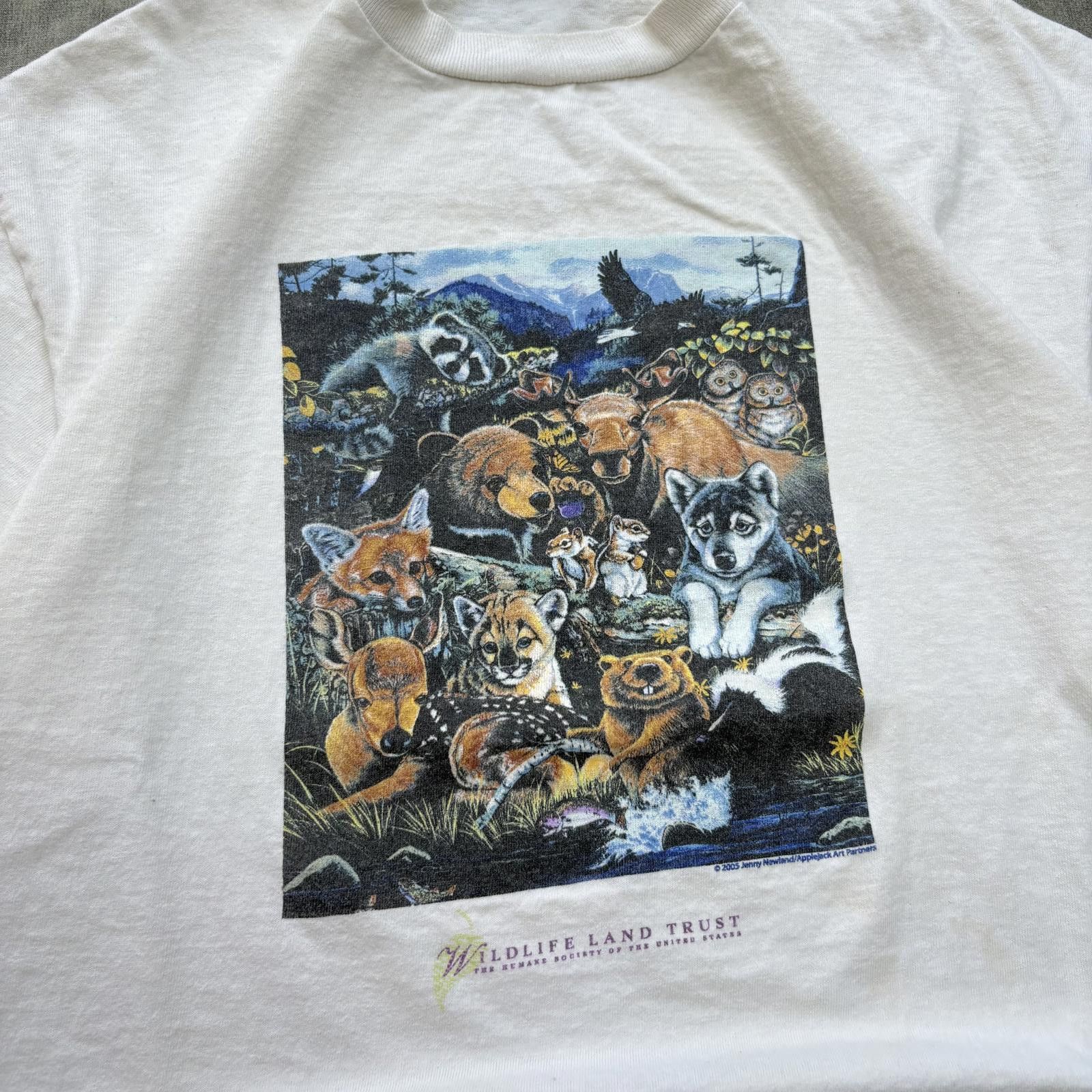 Delta Vintage Y2K Animals Wildlife Nature Conservation Shirt Size US M / EU 48-50 / 2 - 2 Thumbnail