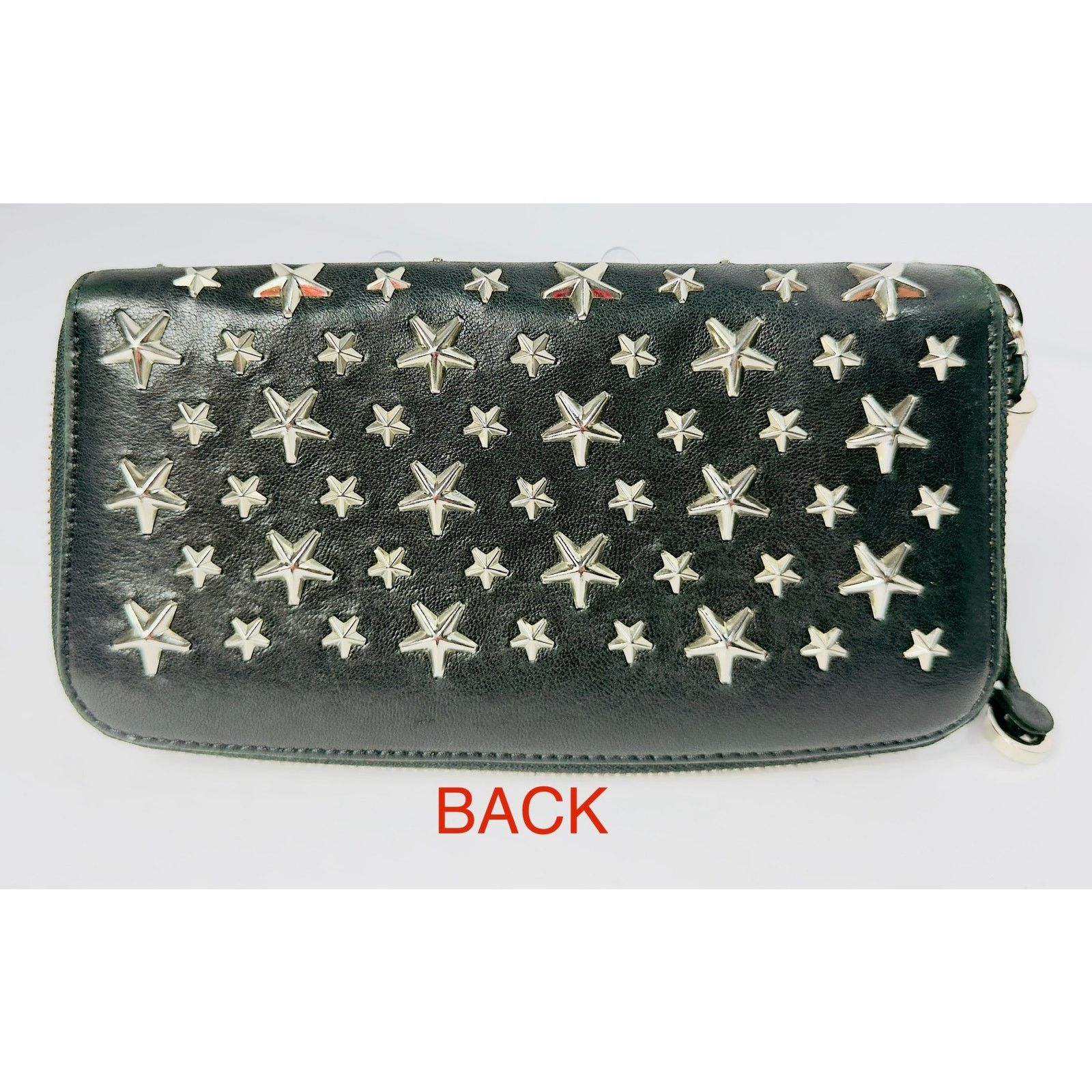 Jimmy Choo JIMMY CHOO Zip Around Long Wallet BLK Star Studs Ltd Edition Size ONE SIZE - 2 Thumbnail