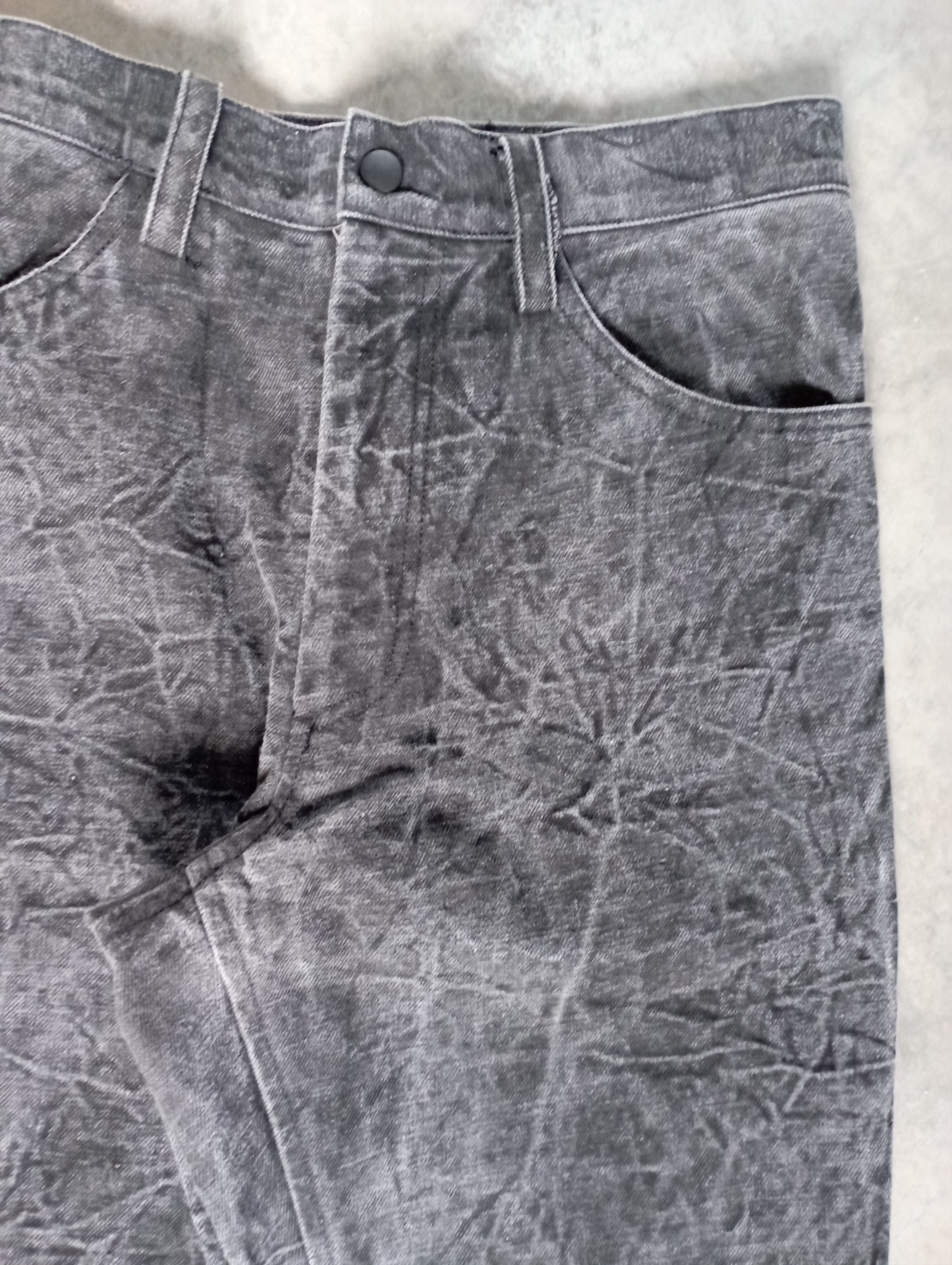 Nicole Club Flare Jeans Crazy Lightning Wash Faded Black Jpn Ng Ideboon Size US 27 - 5 Thumbnail