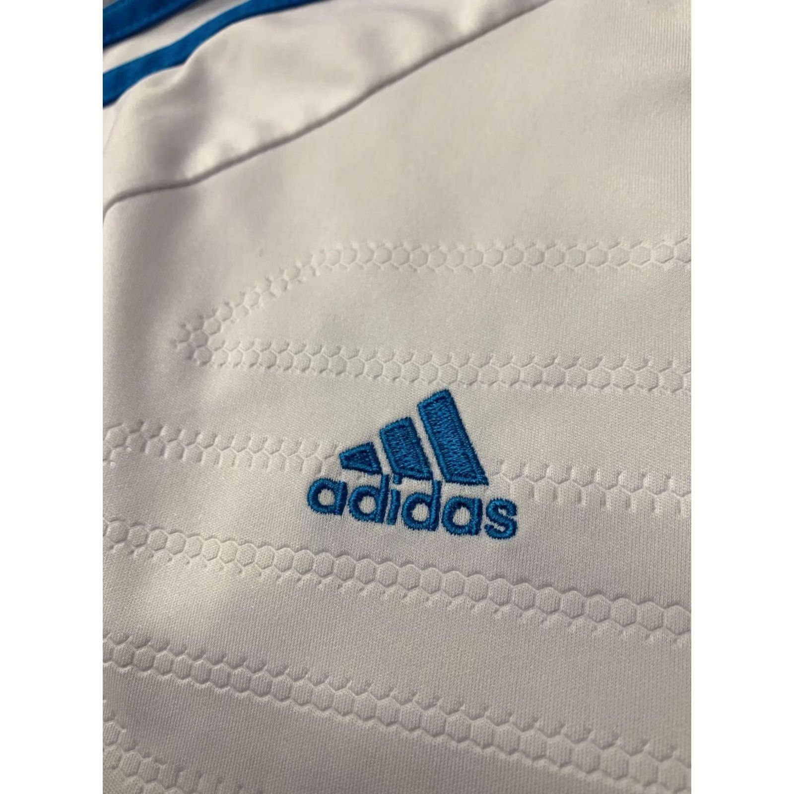 Adidas ADIDAS Performance Predator Original 2011 Football Shirt Jersey M White and Blue Mens Short Sleeve Football Shirt Size US M / EU 48-50 / 2 - 3 Thumbnail