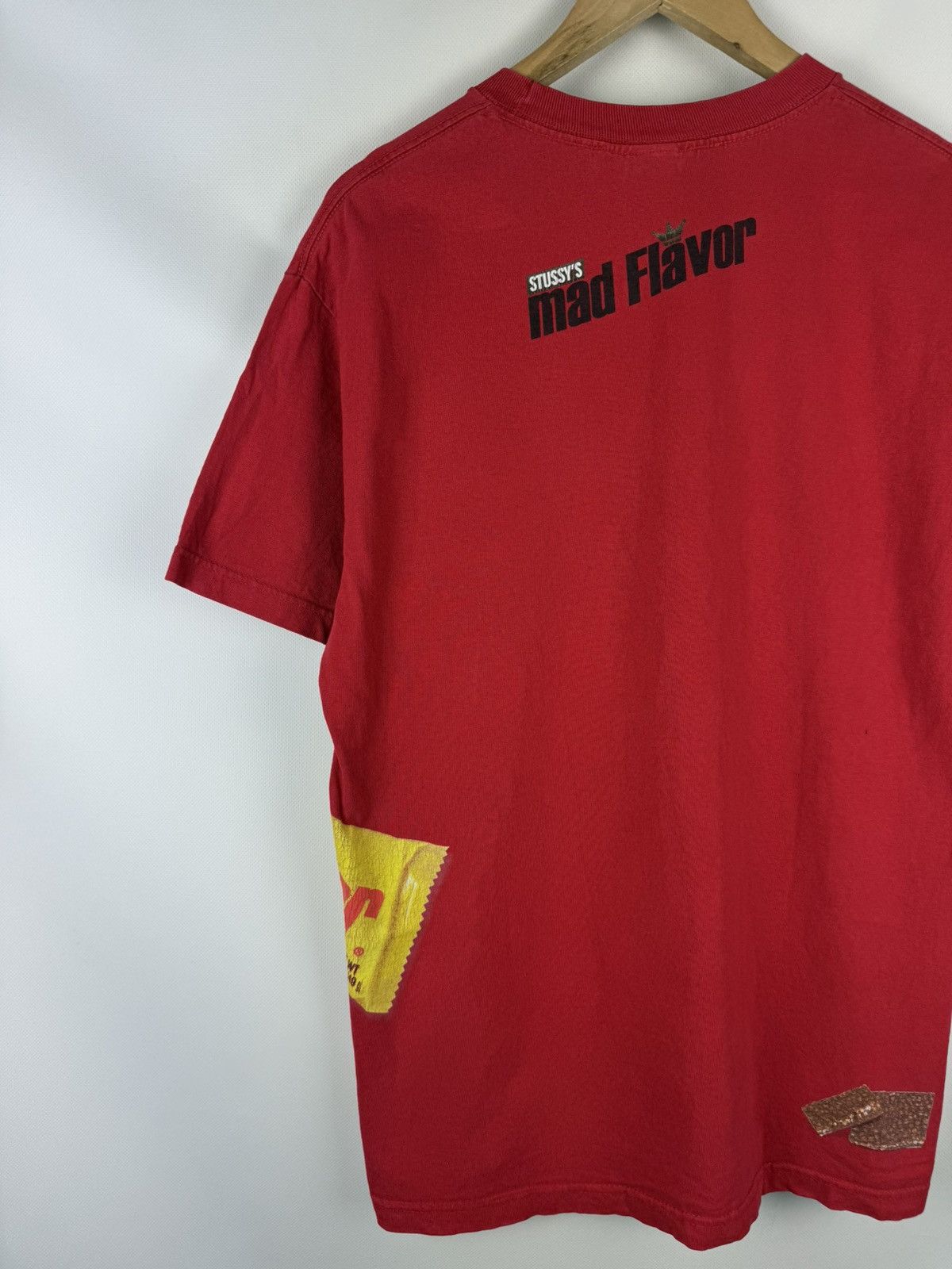 Stussy × Vintage Stussy Mad Flavor Vintage Y2K Men’s Big Logo T Shirt Size L Size US L / EU 52-54 / 3 - 15 Thumbnail