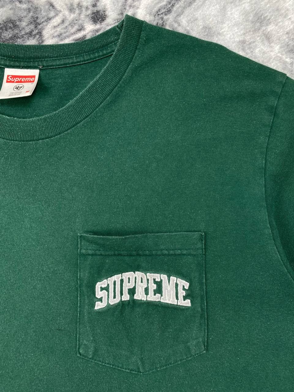 Supreme Supreme x NFL Raiders x '47 Pocket T Shirt Big Logo Men Size US M / EU 48-50 / 2 - 5 Thumbnail