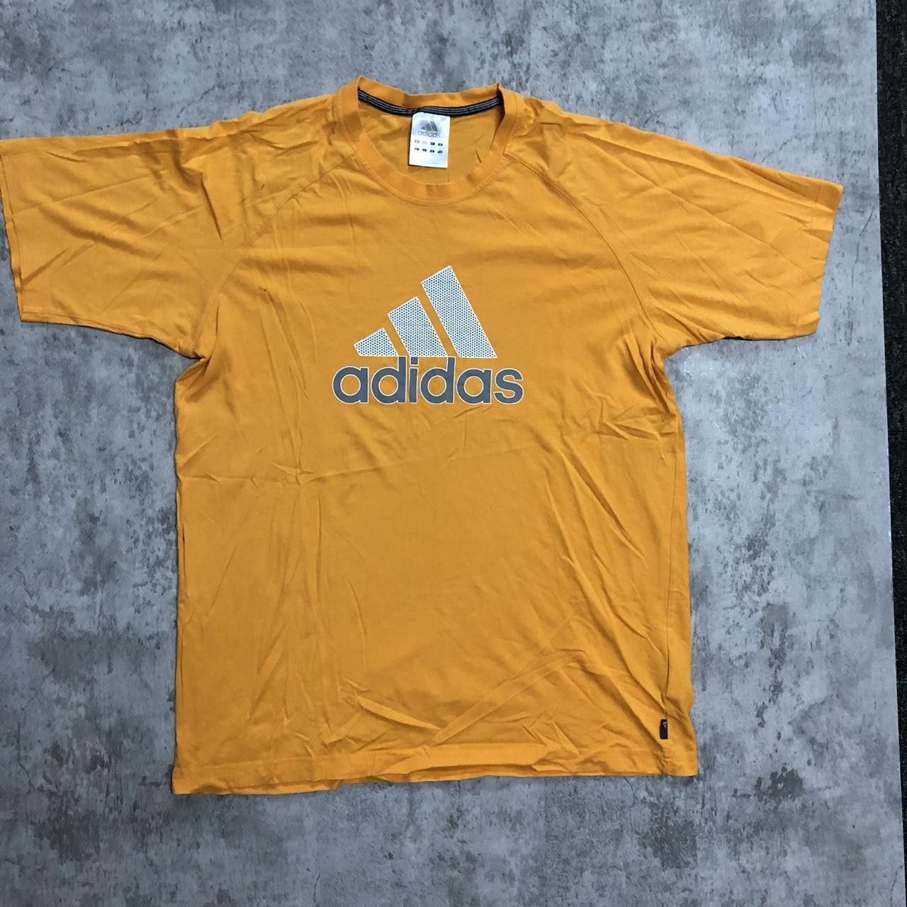 Adidas Yellow Adidas T-shirt Size US L / EU 52-54 / 3 - 1 Thumbnail