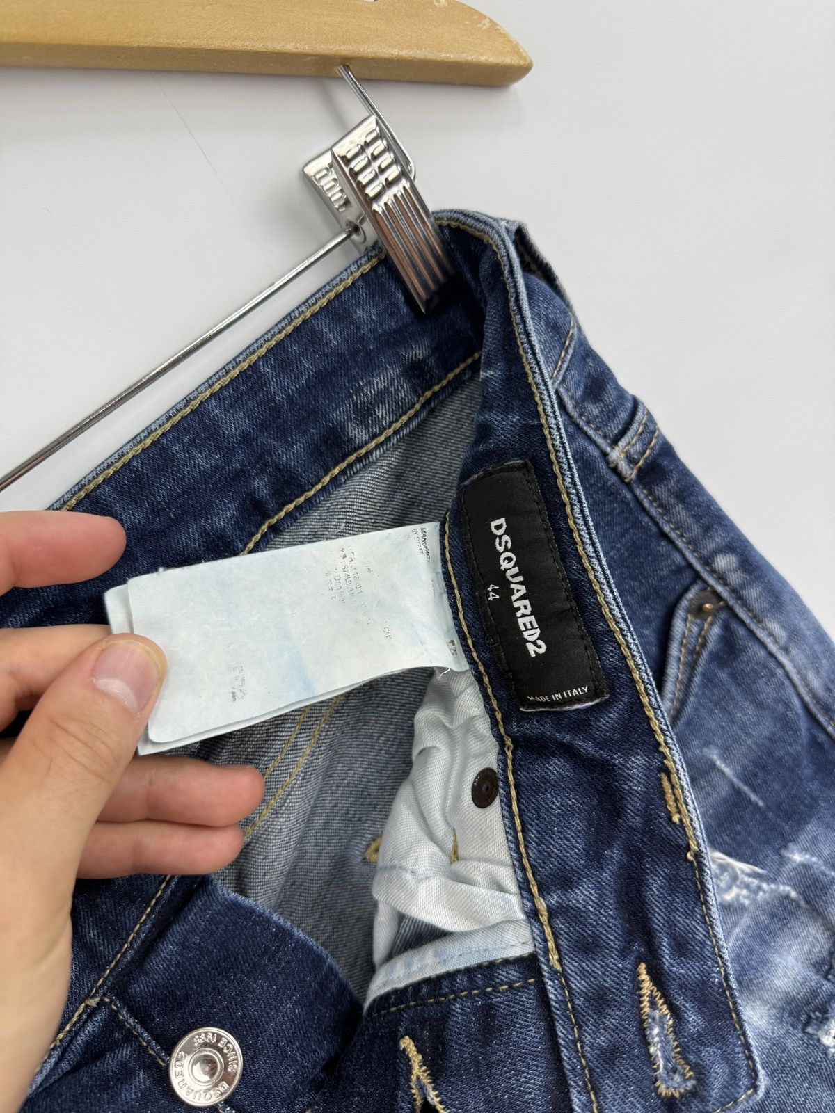 Dsquared2 🇮🇹 Dsquared2 Jeans Made In Italy Rare Retro Hype Y2K Size US 30 / EU 46 - 7 Thumbnail
