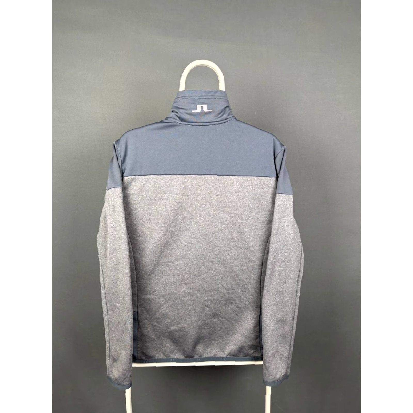 J.Lindeberg J.Lindeberg Mens Track Jacket Gray Polyester Long Sleeve Zip Regular L Size US L / EU 52-54 / 3 - 2 Thumbnail