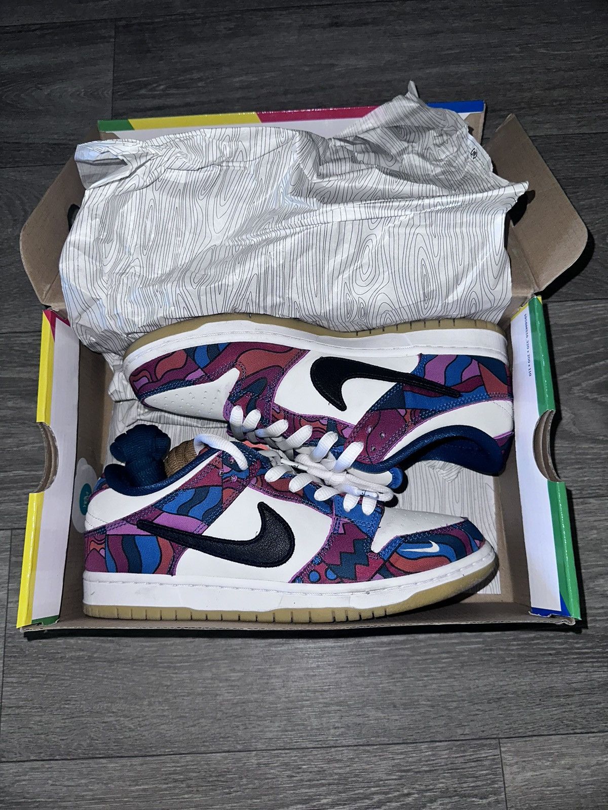 Nike × Parra Nike Parra x Dunk Low Pro SB 'Abstract Art' Size US 8 / EU 41 - 1 Thumbnail