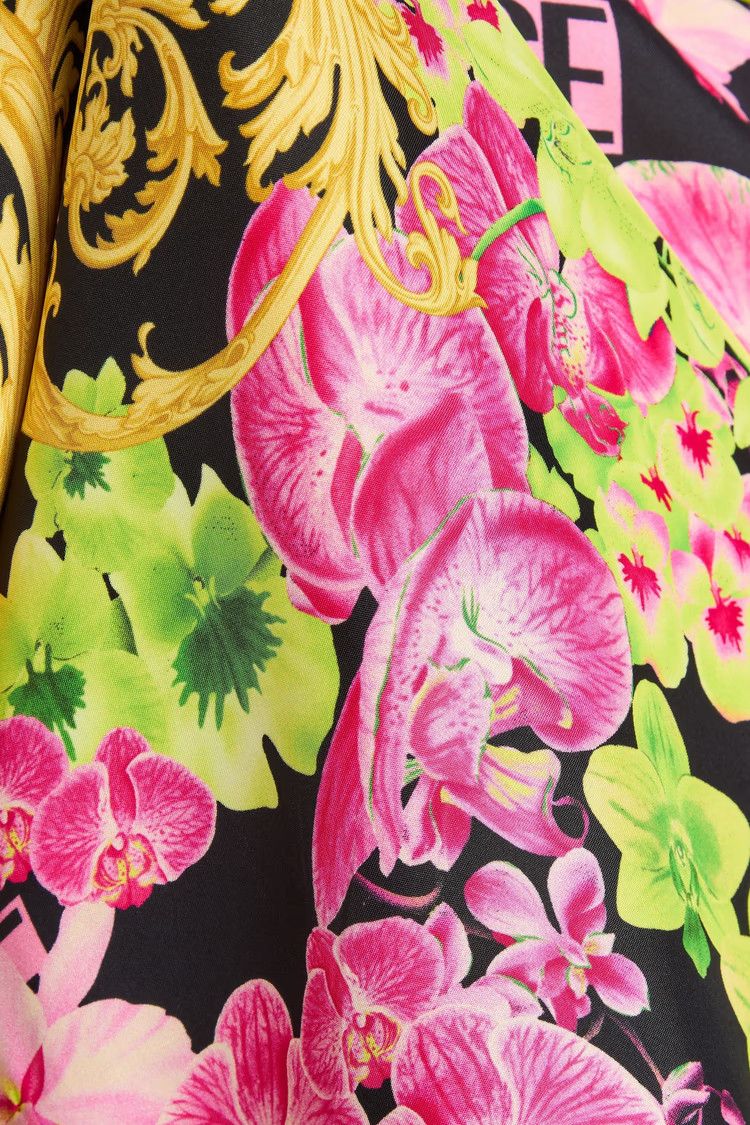Versace o1y0226 Mini Dress in Multicolor Size XS / US 0-2 / IT 36-38 - 4 Thumbnail