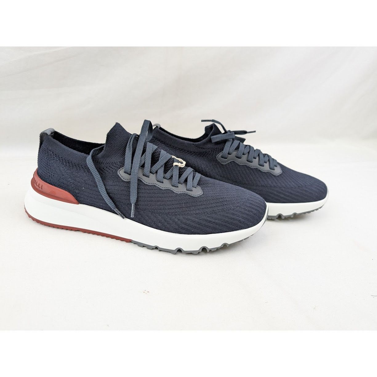 Brunello Cucinelli o1rshd1 Low-Top Sneakers in Navy Size US 12 / EU 45 - 12 Thumbnail