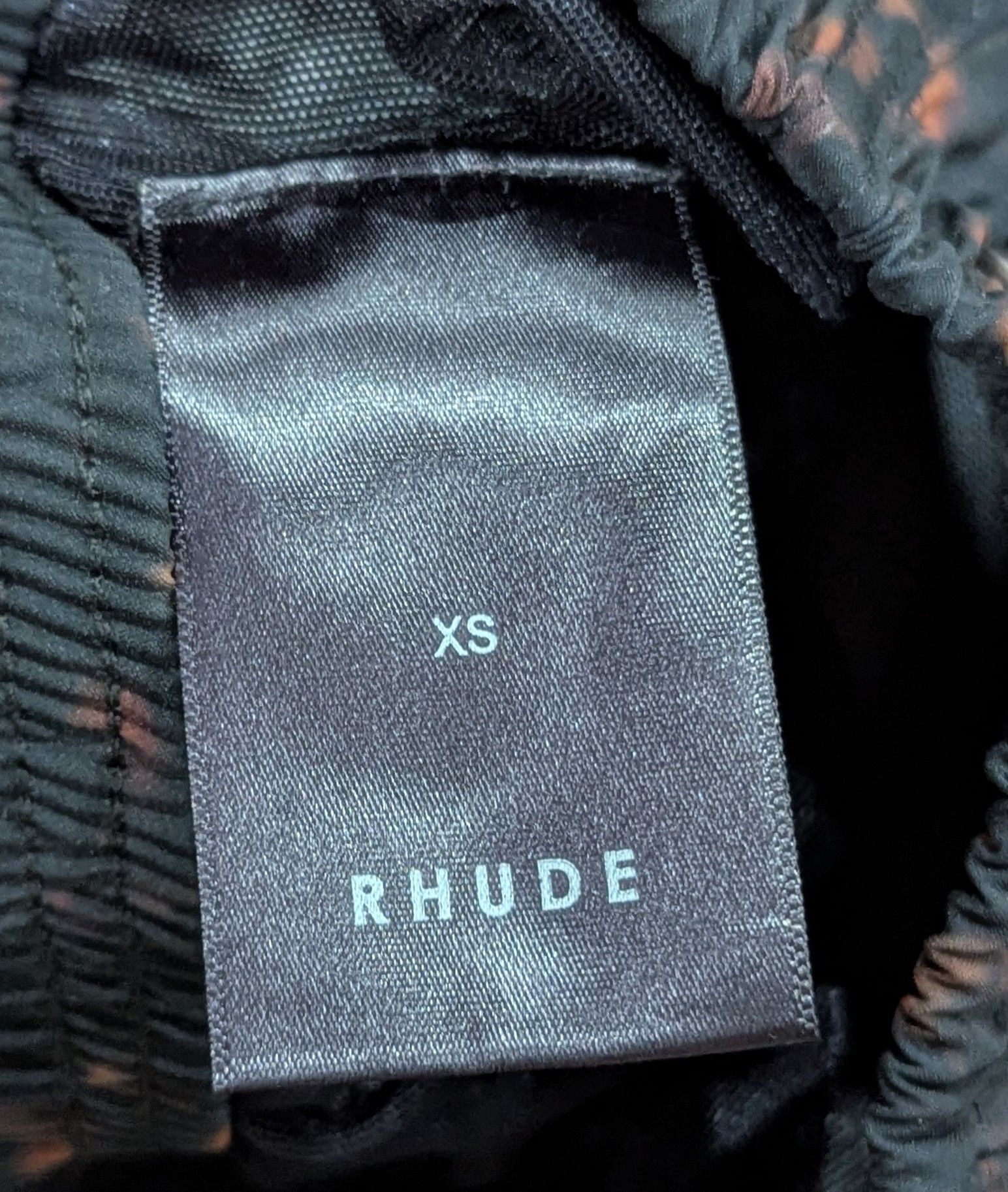 Rhude RHUDE Tortoise Print Swim Shorts Trunks Black XS Size US 28 / EU 44 - 7 Thumbnail