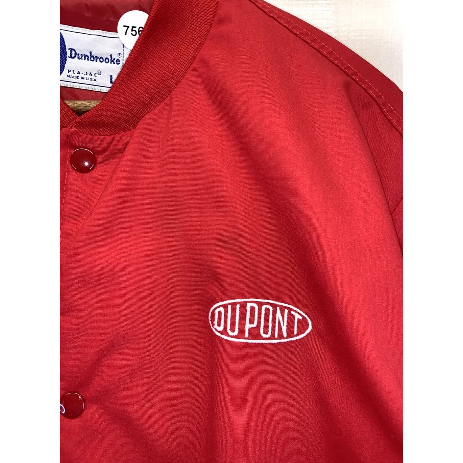 Dunbrooke VINTAGE Dupont Racing Dunbrooke USA Red Jacket Mens L 1970-80s Size US L / EU 52-54 / 3 - 2 Thumbnail