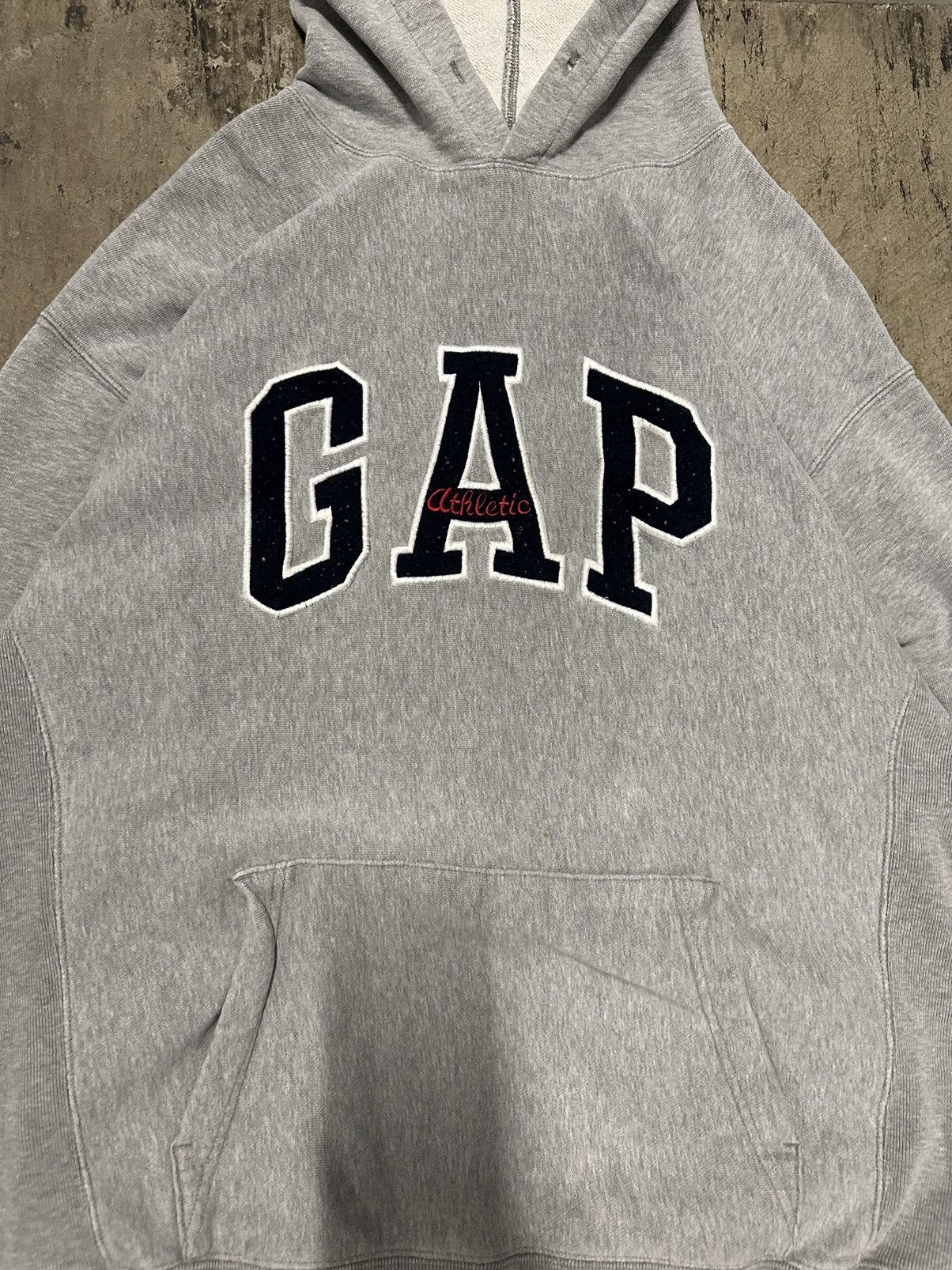 Gap × Vintage Vintage Nike gap spellout hoodie Size US M / EU 48-50 / 2 - 4 Thumbnail