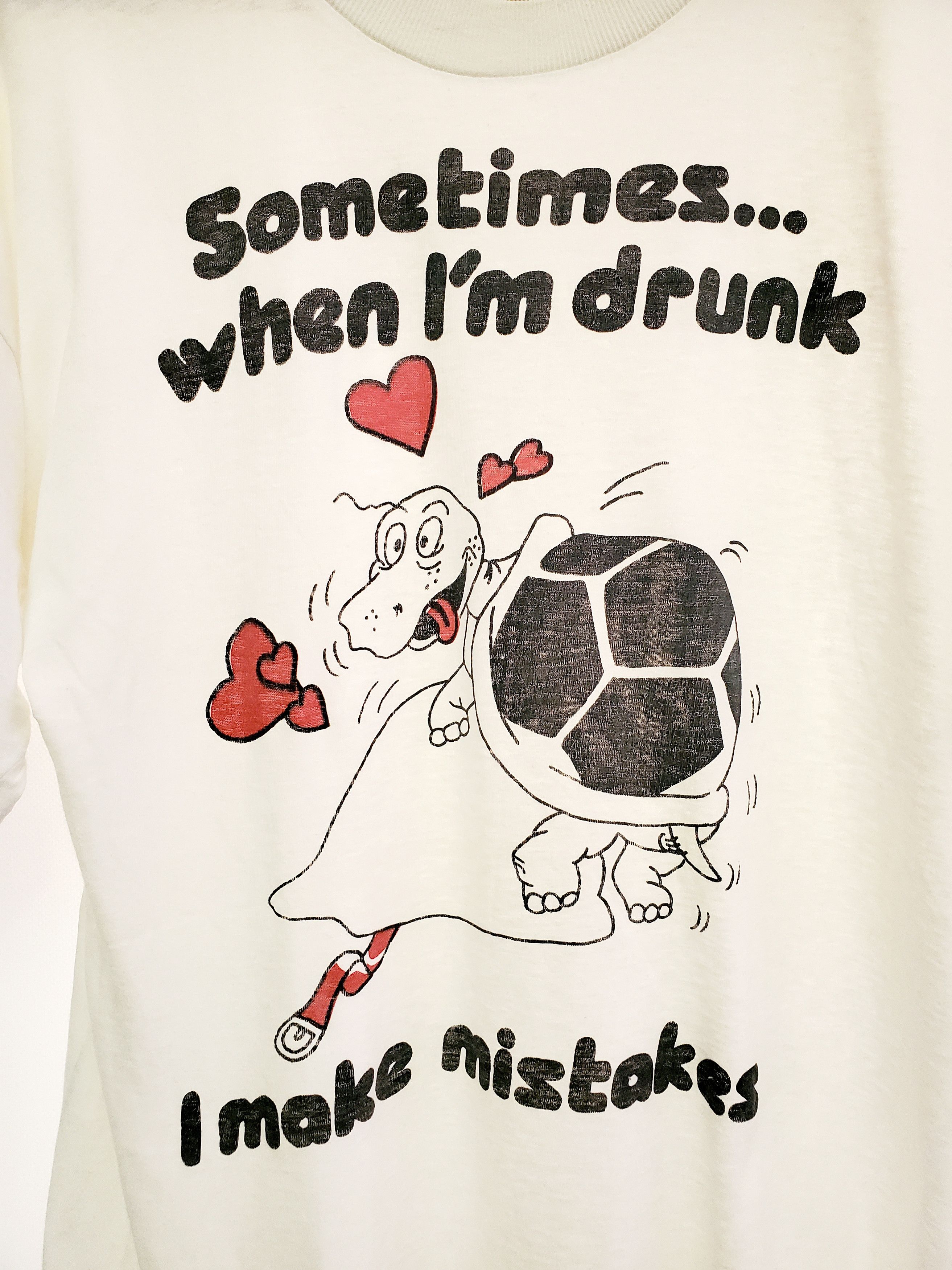 Vintage Vintage SOMETIMES WHEN I'M DRUNK I MAKE MISTAKES shirt M Size US M / EU 48-50 / 2 - 2 Thumbnail
