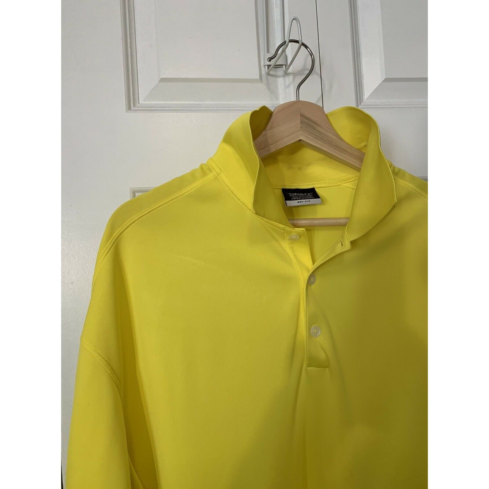 Nike Nike Golf Dri-Fit Men’s Sz XXL Golfing Polo Shirt Yellow Size US XXL / EU 58 / 5 - 6 Thumbnail