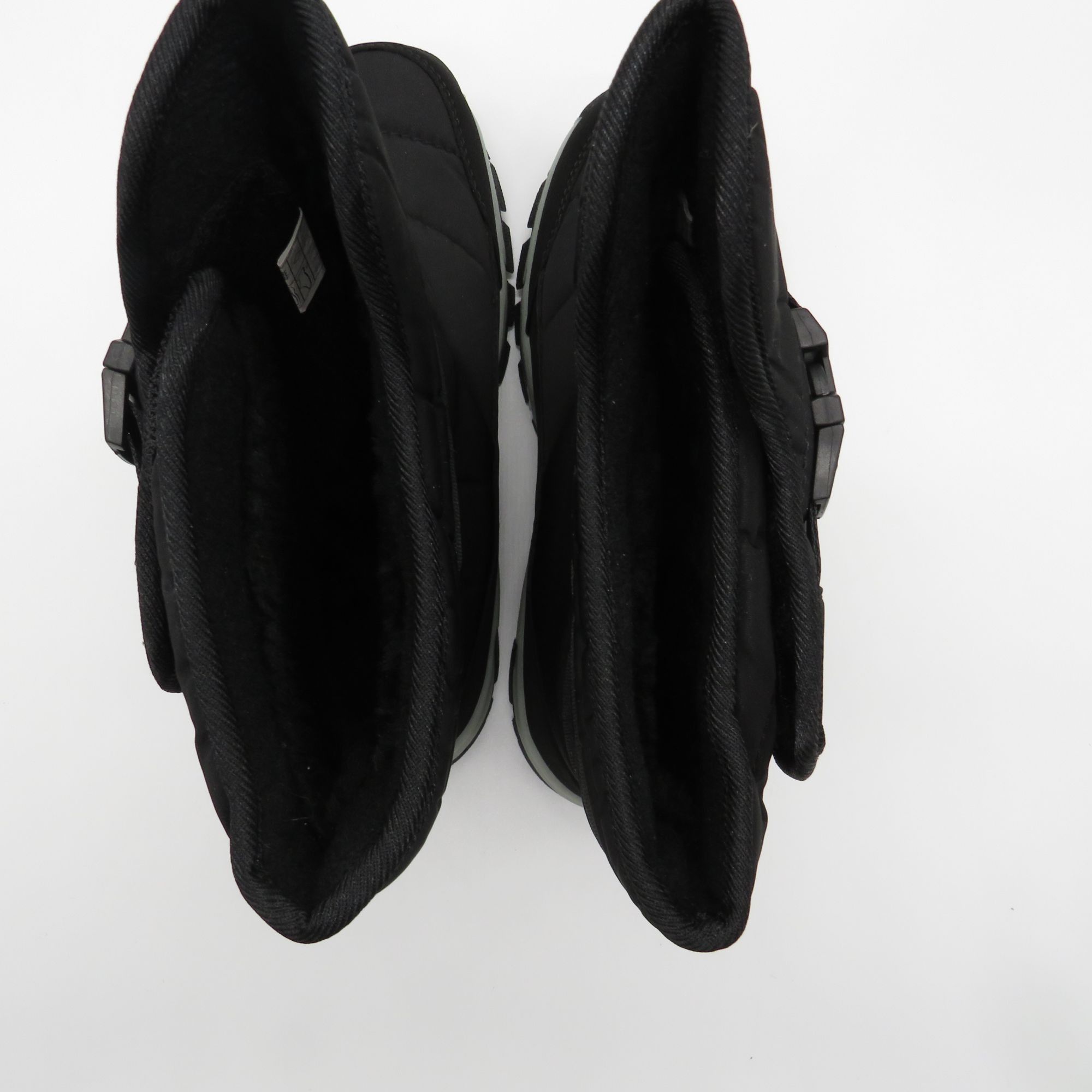 Other Black Winter Snow Boots Dual Adjustable Buckles Insulated Li Size US 6 / IT 36 - 4 Thumbnail