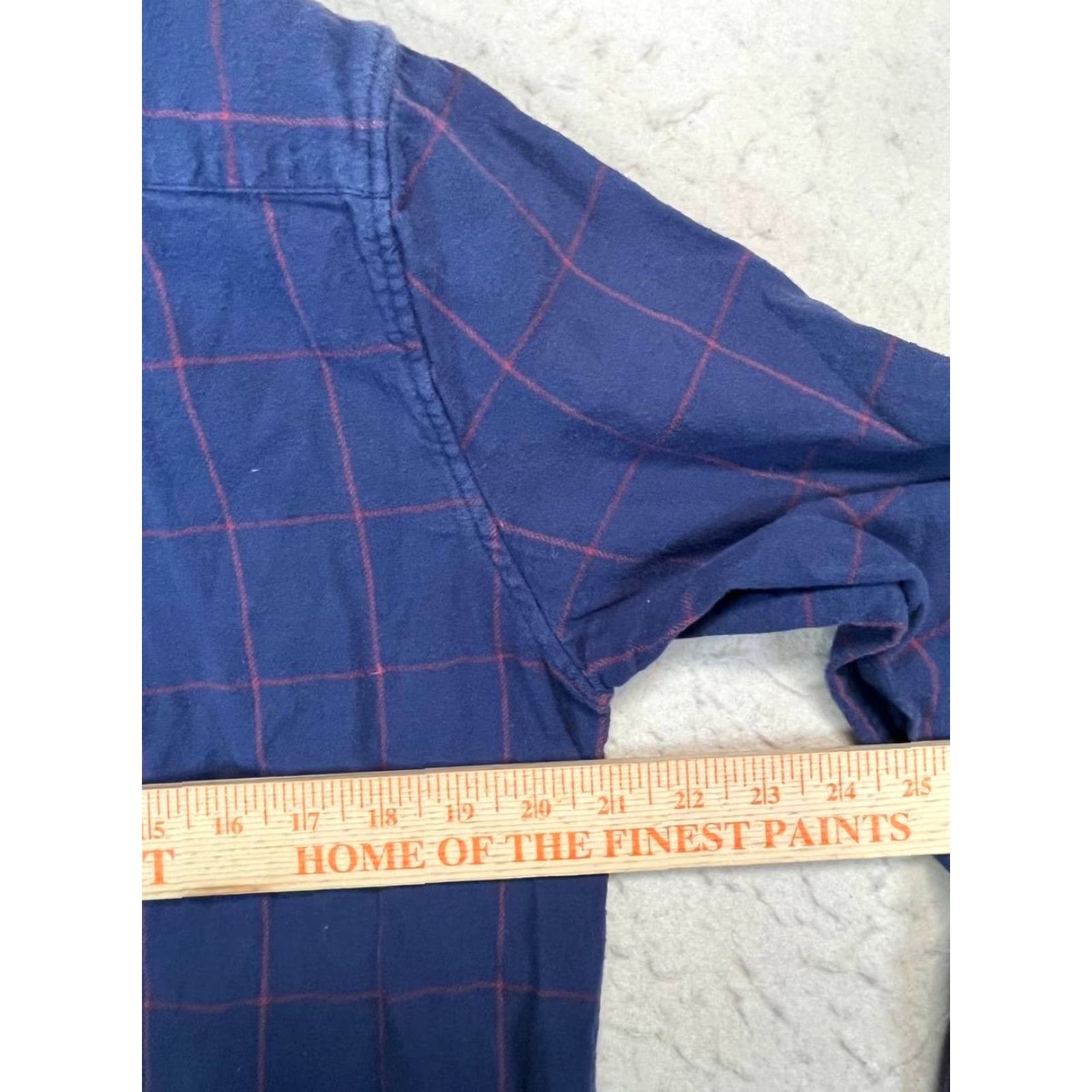 Lucky Brand Lucky Brand Button-Up Shirt Men Medium Blue Plaid 100% Cotton Flannel Long Sleeve Casual Shirt Size US M / EU 48-50 / 2 - 3 Thumbnail