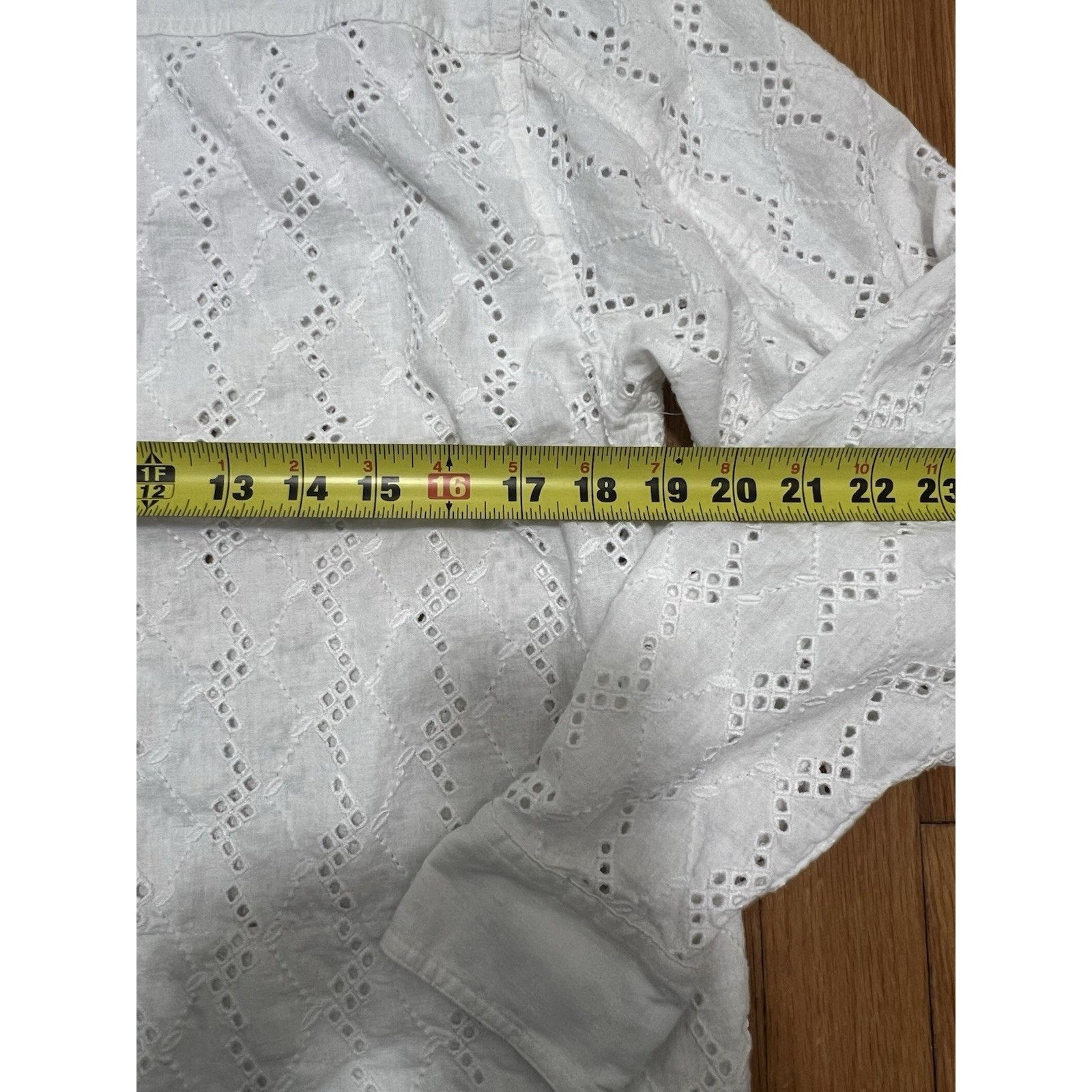 Madewell Madewell Long-Sleeve Top in shirt Soft White Small A003118 Size S / US 4 / IT 40 - 9 Thumbnail