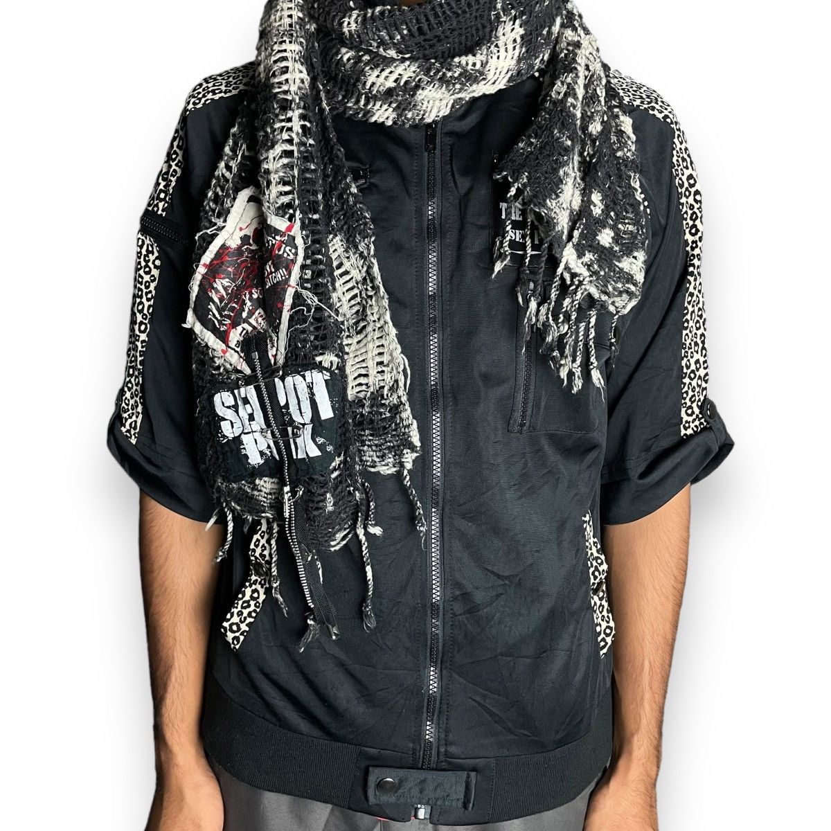 Sex Pot ReVeNGe 🇯🇵☠️ SEX POT REVENGE LEOPARD SKULL PUNK GOTHIC JACKET Size US M / EU 48-50 / 2 - 20 Thumbnail