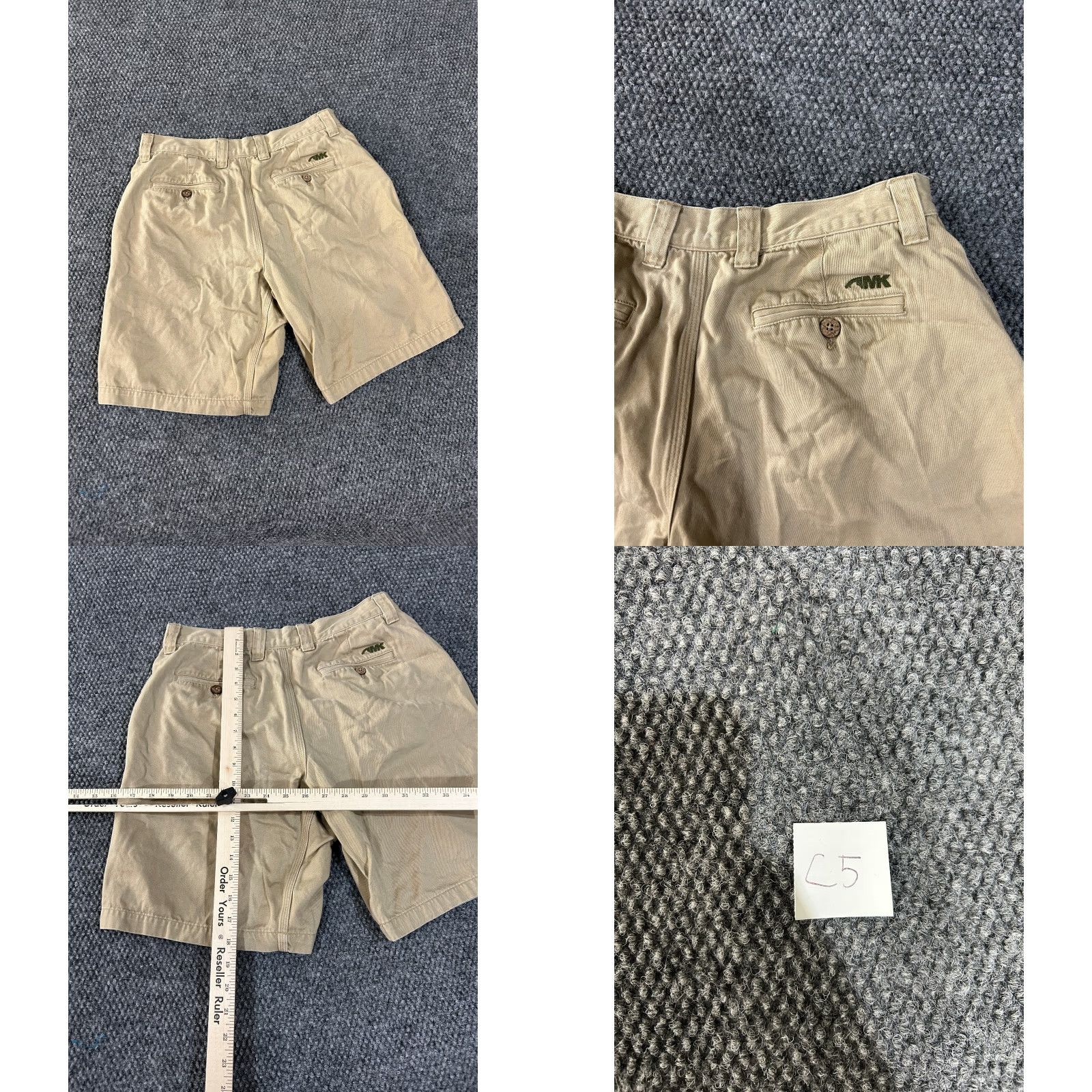 Mountain Khakis Mountain Khakis Cargo Shorts Mens 30 Tan Beige Outdoor Hiking Casual Cargo Pocket Breathable Lightweight Pockets Summer Spring Fall Mens Size US 30 / EU 46 - 8 Thumbnail