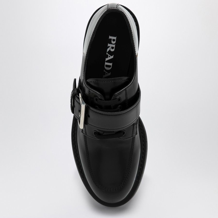Prada o1d2blof0924 Lace-Up with Strap in Black Size US 8 / IT 38 - 3 Thumbnail