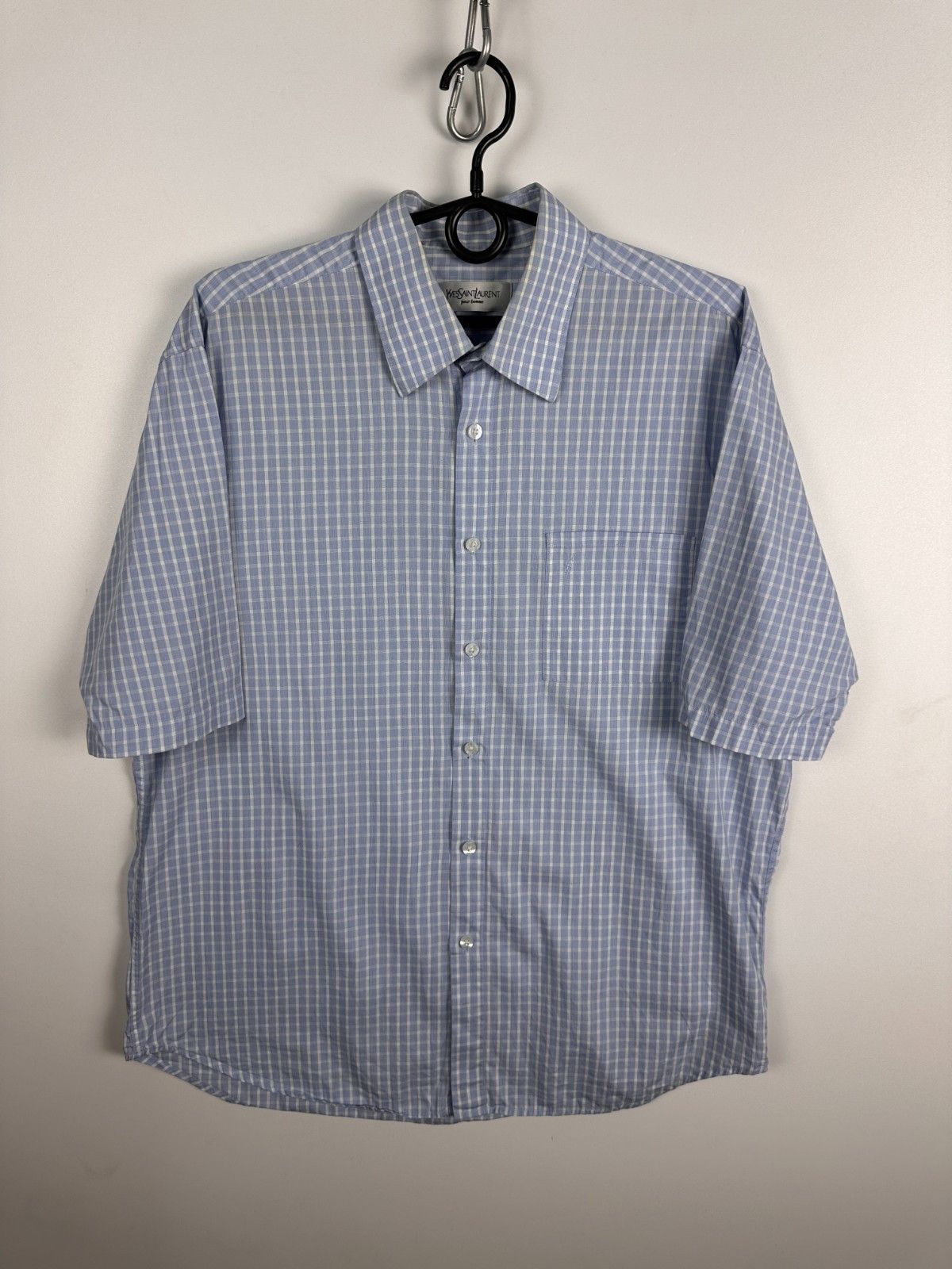 Yves Saint Laurent Yves Saint Laurent Shirt YSL Button Down Short Sleeve Size L Size US L / EU 52-54 / 3 - 1 Thumbnail