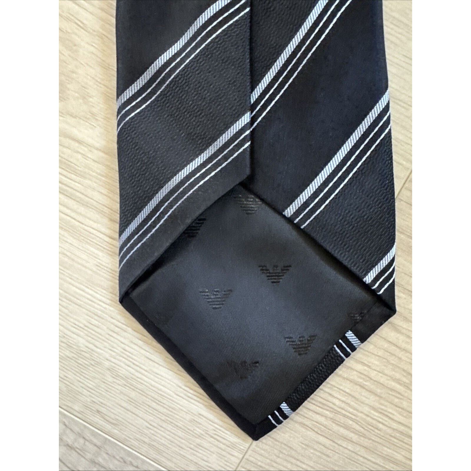 Emporio Armani EMPORIO ARMANI Genuine authentic Mens Silk 100 Tie 32 Size 32 - 4 Thumbnail