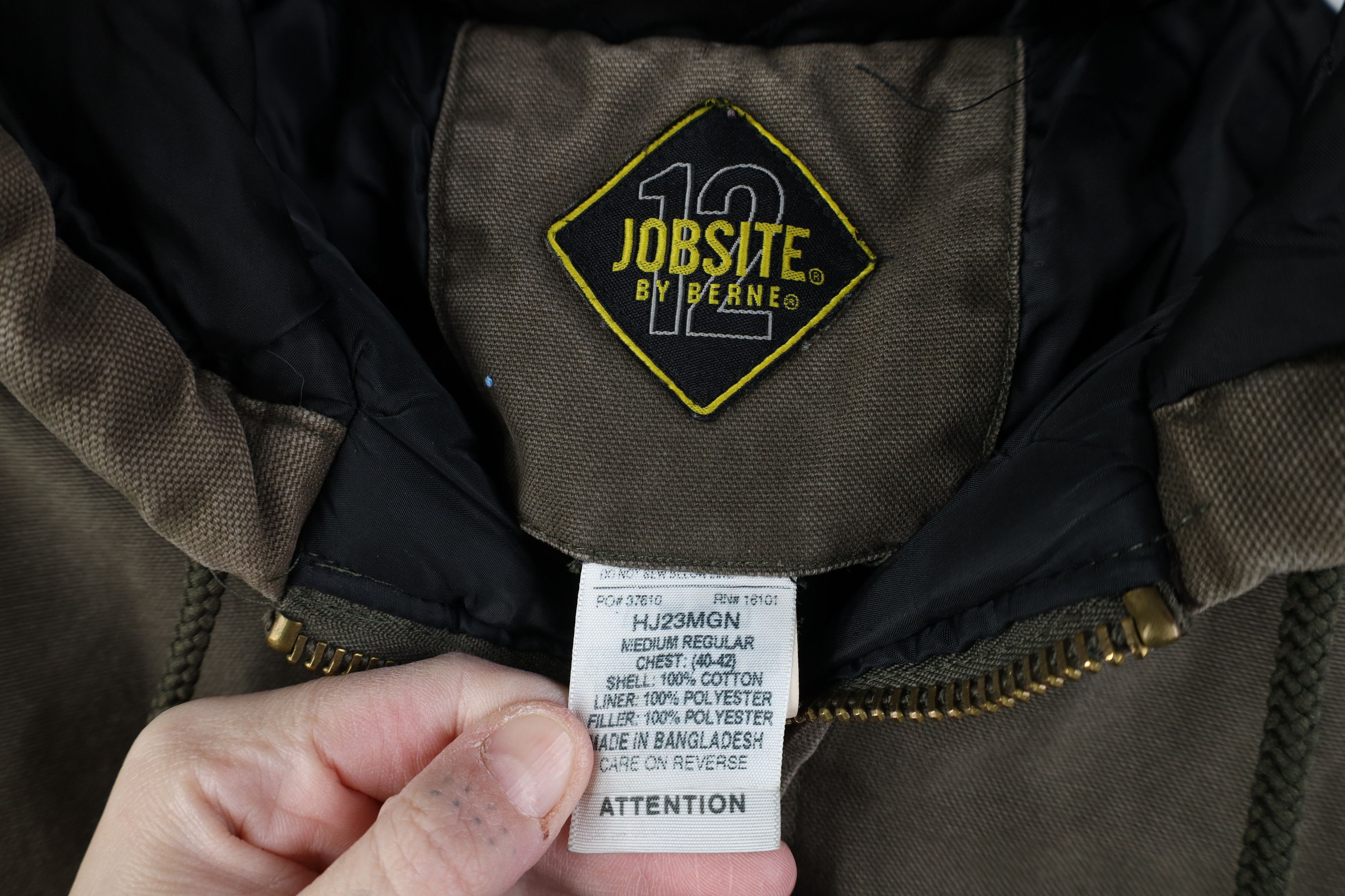 Vintage Vintage Y2K Streetwear Quilted Canvas Hooded Jacket Green Size US M / EU 48-50 / 2 - 10 Thumbnail