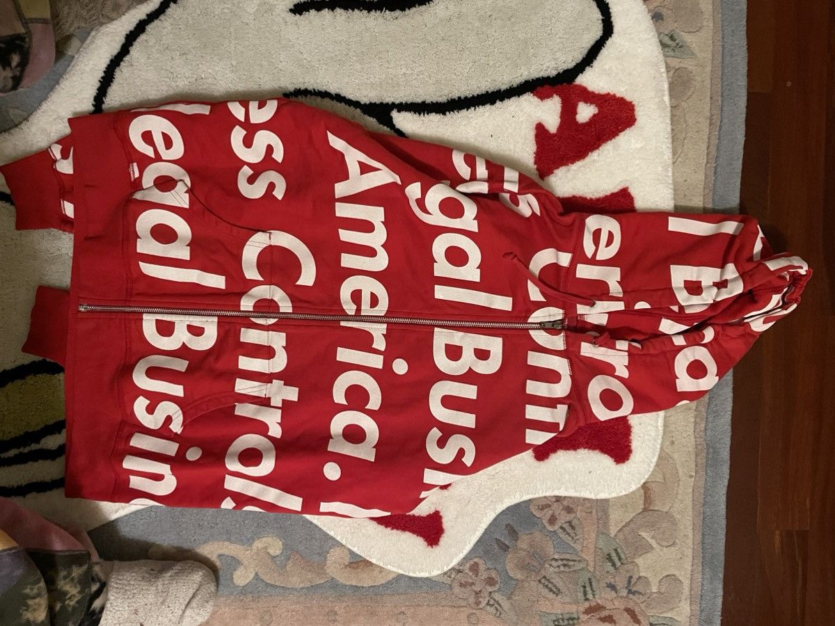 Supreme Supreme IBCA Red 2007 Size L Zip Up Size US L / EU 52-54 / 3 - 9 Thumbnail