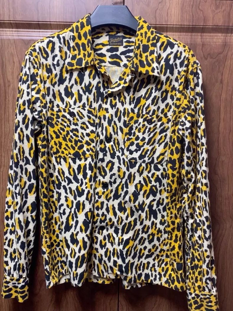 Wacko Maria Wacko Maria Tenderloin Leopard Print Shirt XS Size US XS / EU 42 / 0 - 1 Thumbnail