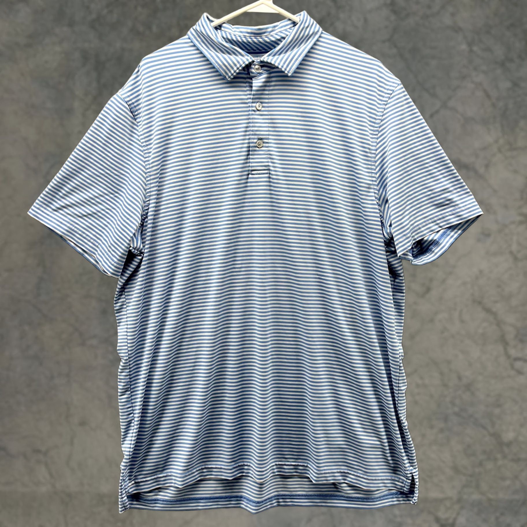 Vineyard Vines Vineyard Vines Polo Shirt Mens XL Blue Stripe Golf Performance Short Sleeve Casual Size US XL / EU 56 / 4 - 1 Thumbnail