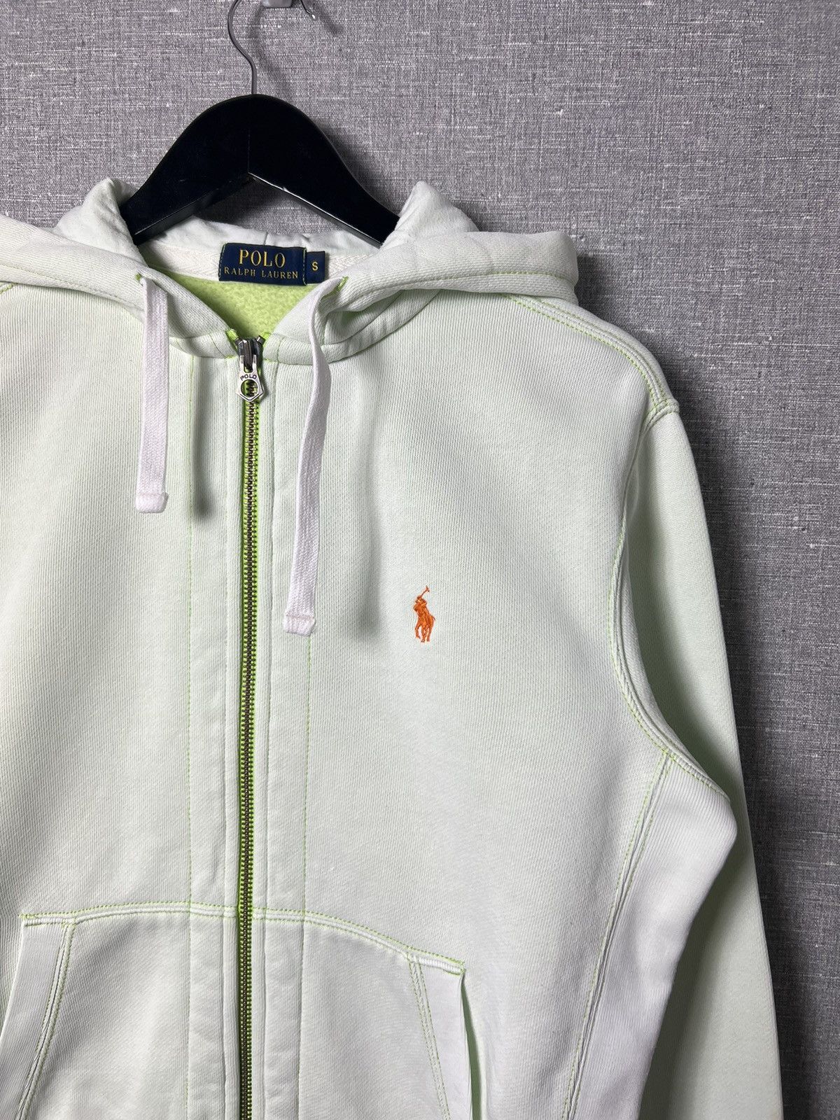 Polo Ralph Lauren Polo Ralph Lauren Mint Zip Up Hoodie Pony Logo Size US S / EU 44-46 / 1 - 2 Thumbnail