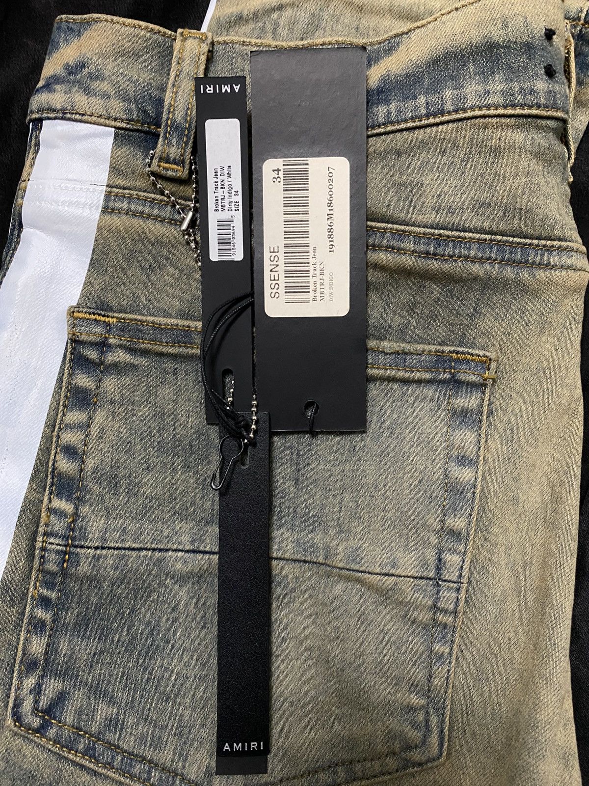Amiri Amiri Indigo Broken Track Jean Size US 34 / EU 50 - 4 Thumbnail