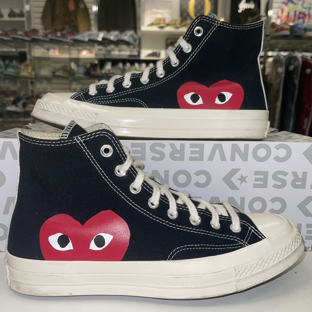 Cdg high black hotsell