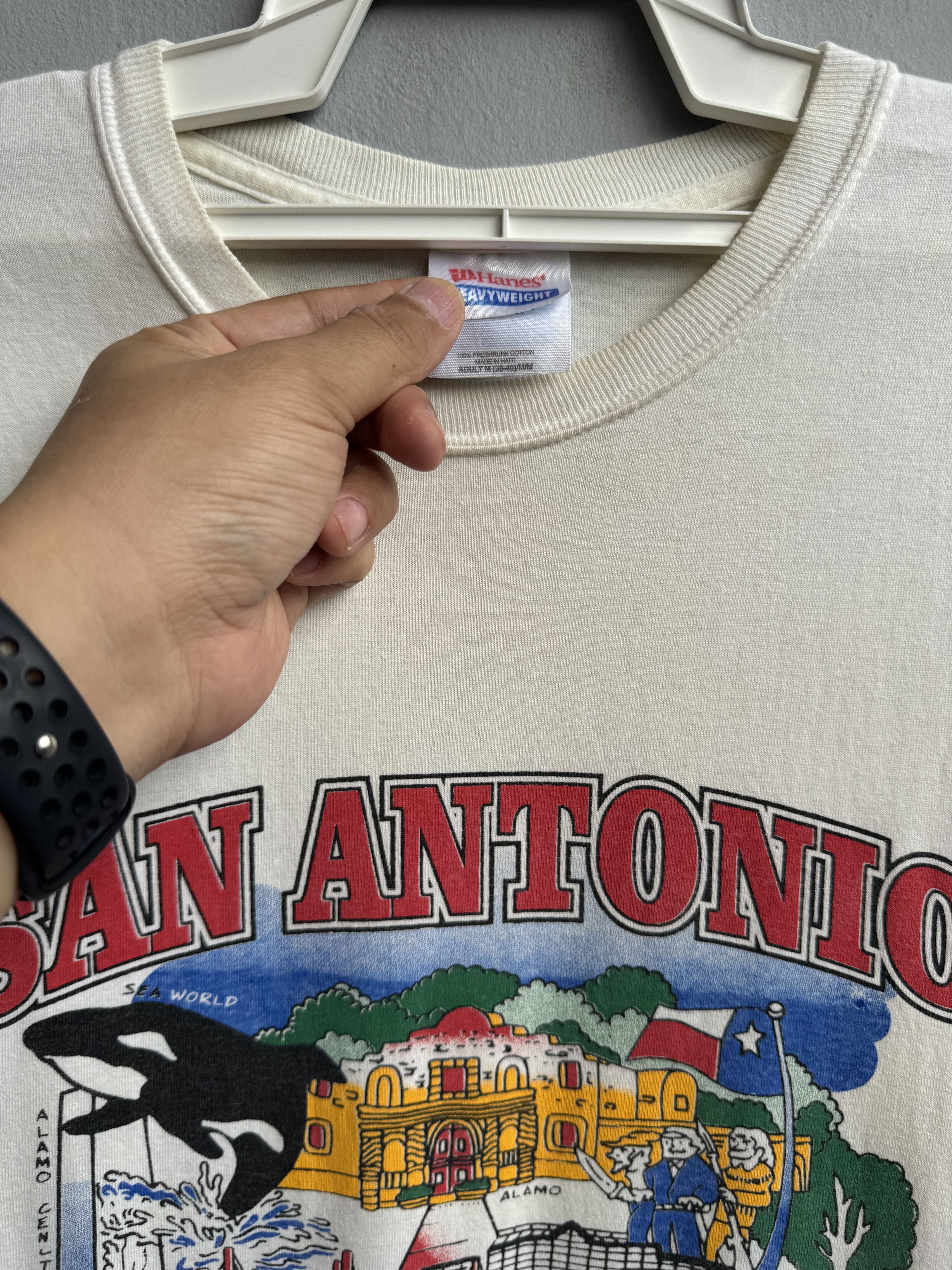 Vintage San Antonio Texas Art Shirt Size US M / EU 48-50 / 2 - 2 Thumbnail
